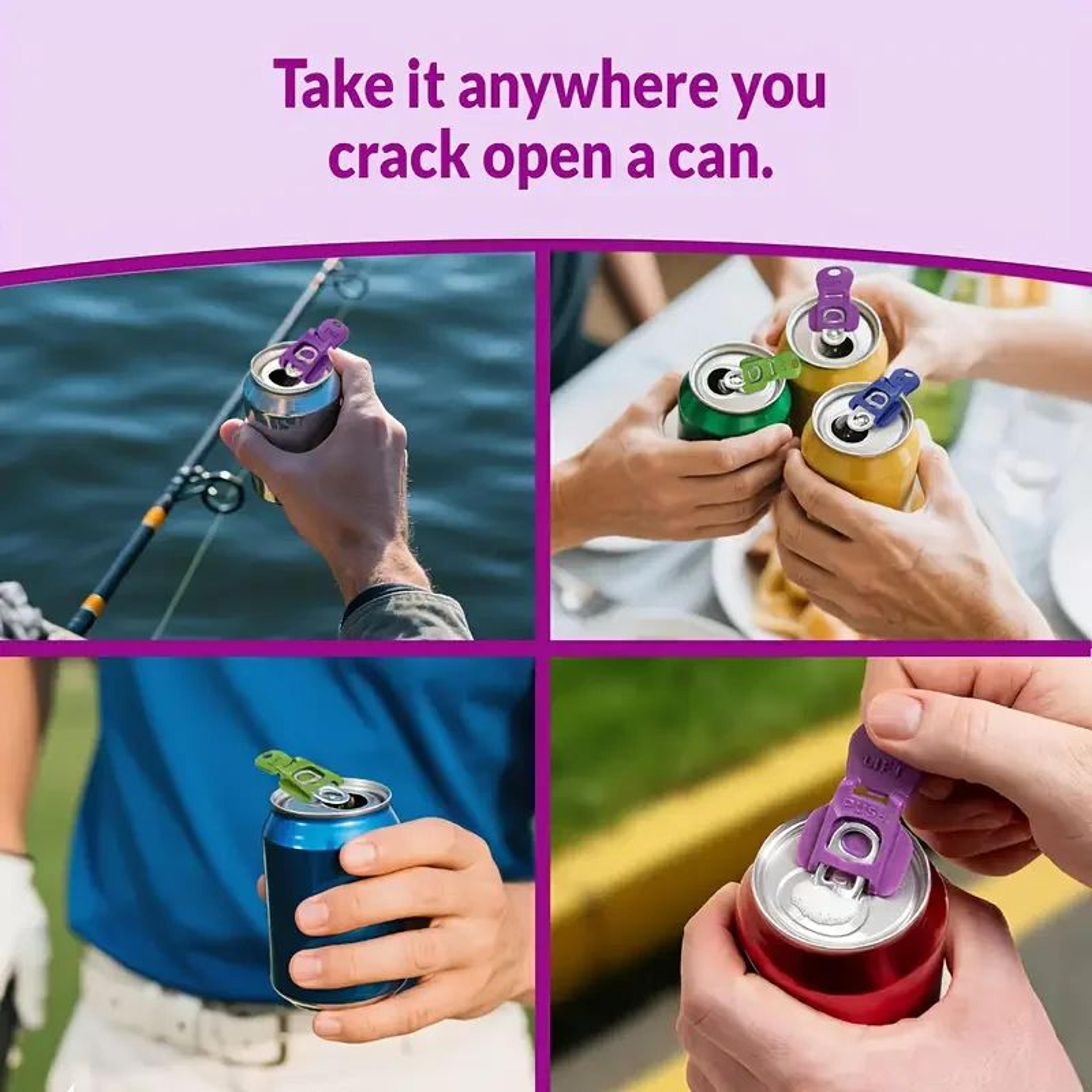 Portable EasyGrip Bottle  Can Opener  Reusable HandSafe Portable Bottle Opener For Home  Camping 2