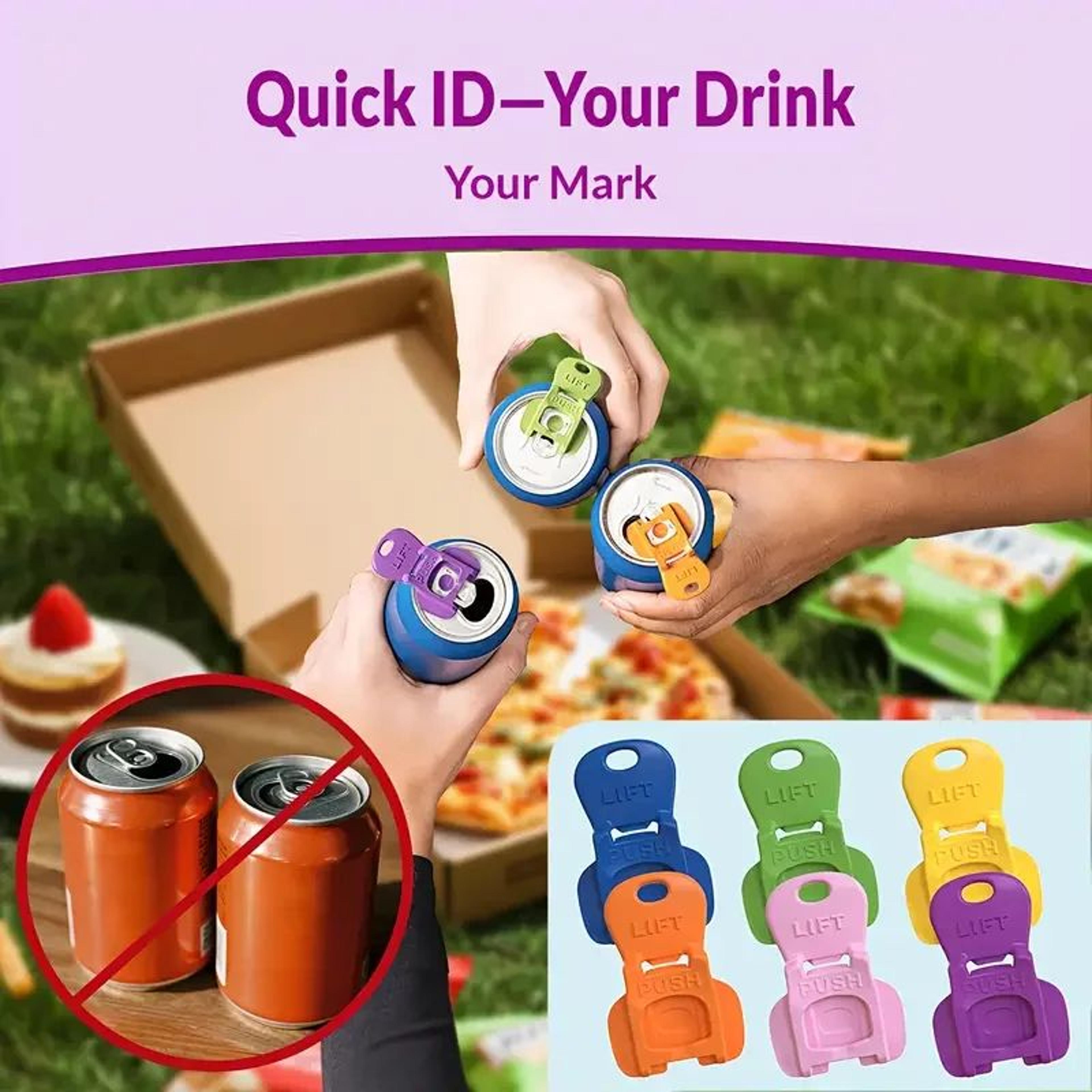 Portable EasyGrip Bottle  Can Opener  Reusable HandSafe Portable Bottle Opener For Home  Camping 4