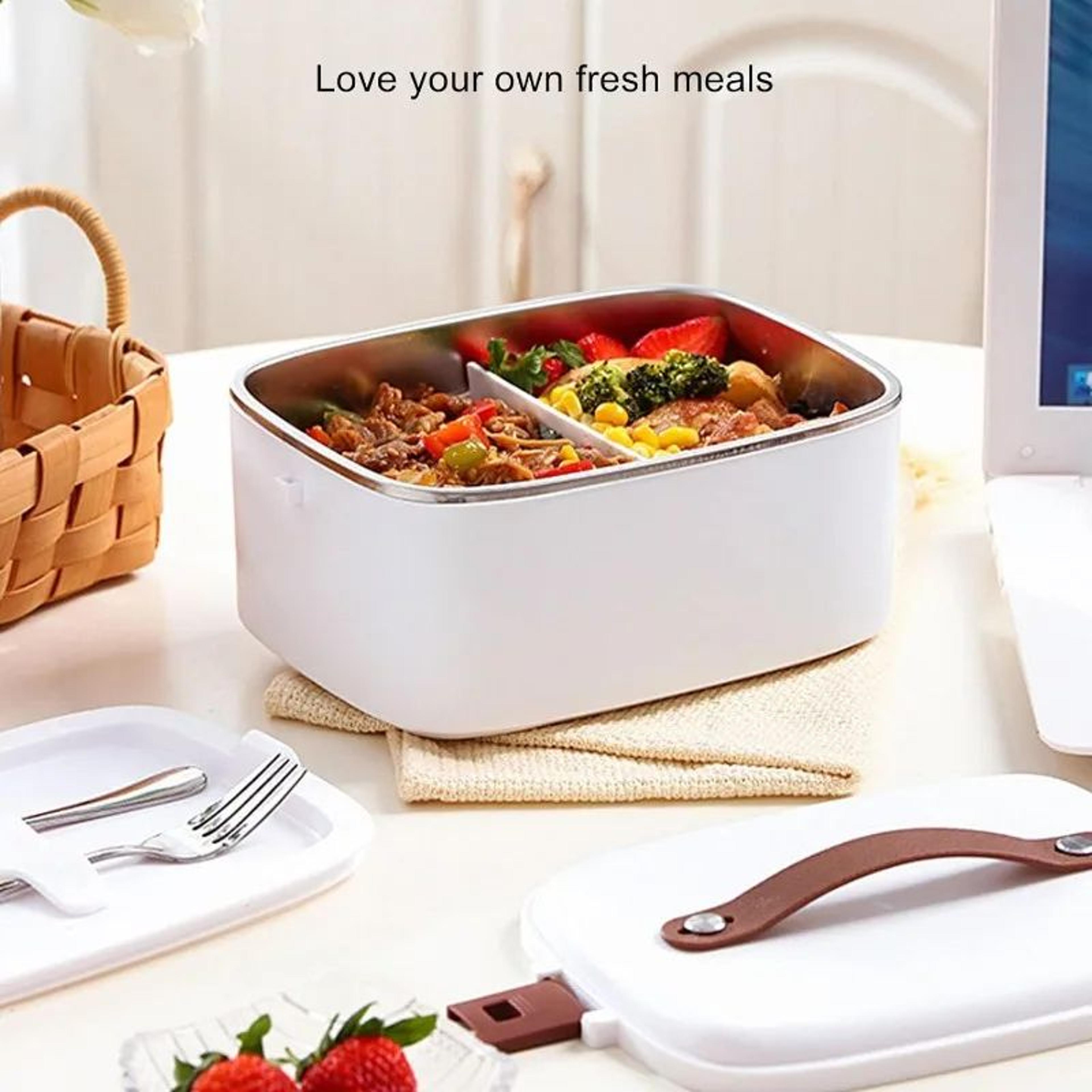 18L Electric Lunch Box Food Warmer With Stainless Steel Container FastHeating Heated Lunch Box For  2
