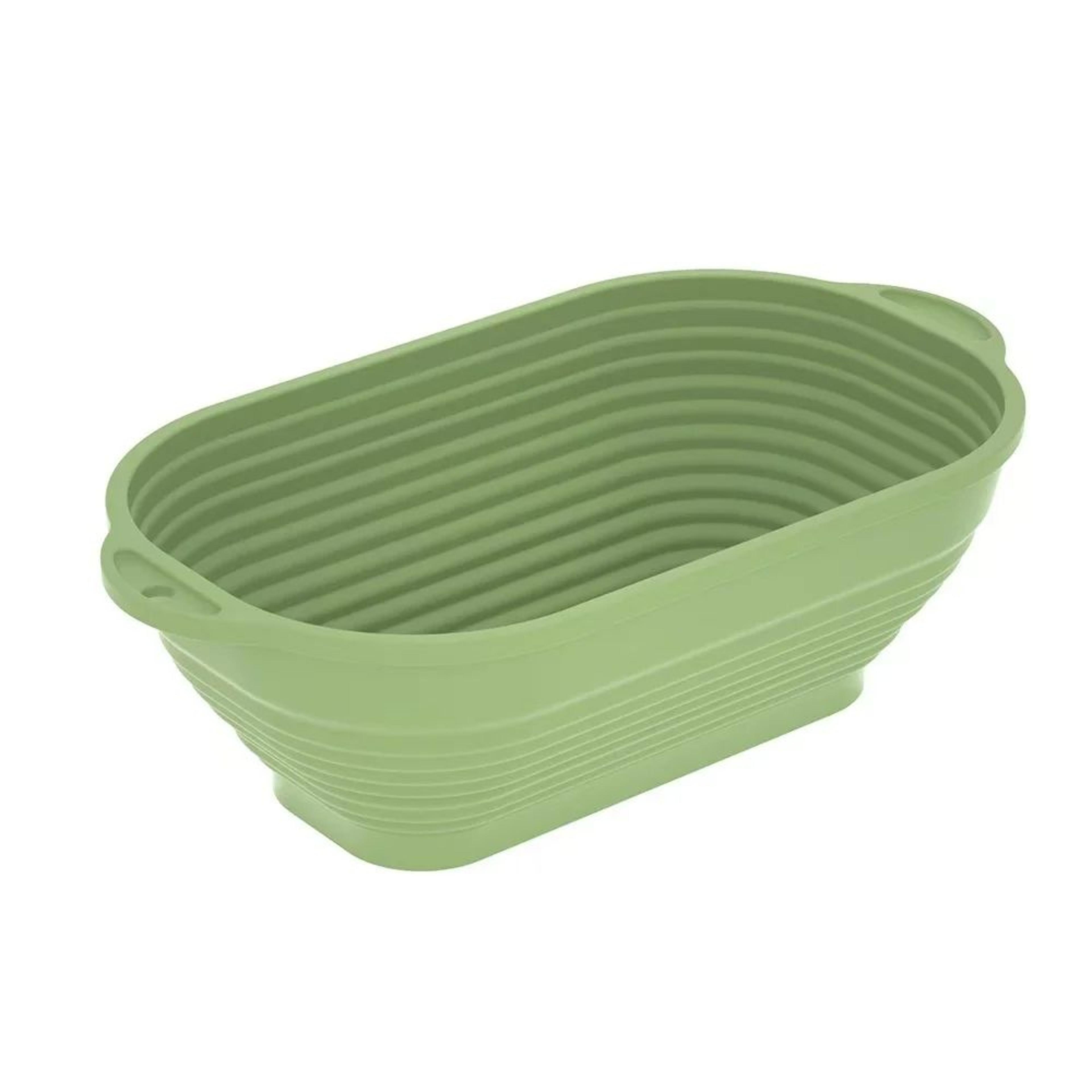 Silicone Collapsible Bread Proofing Basket For Sourdough Oval Dough Fermentation  Baking Bowl 8