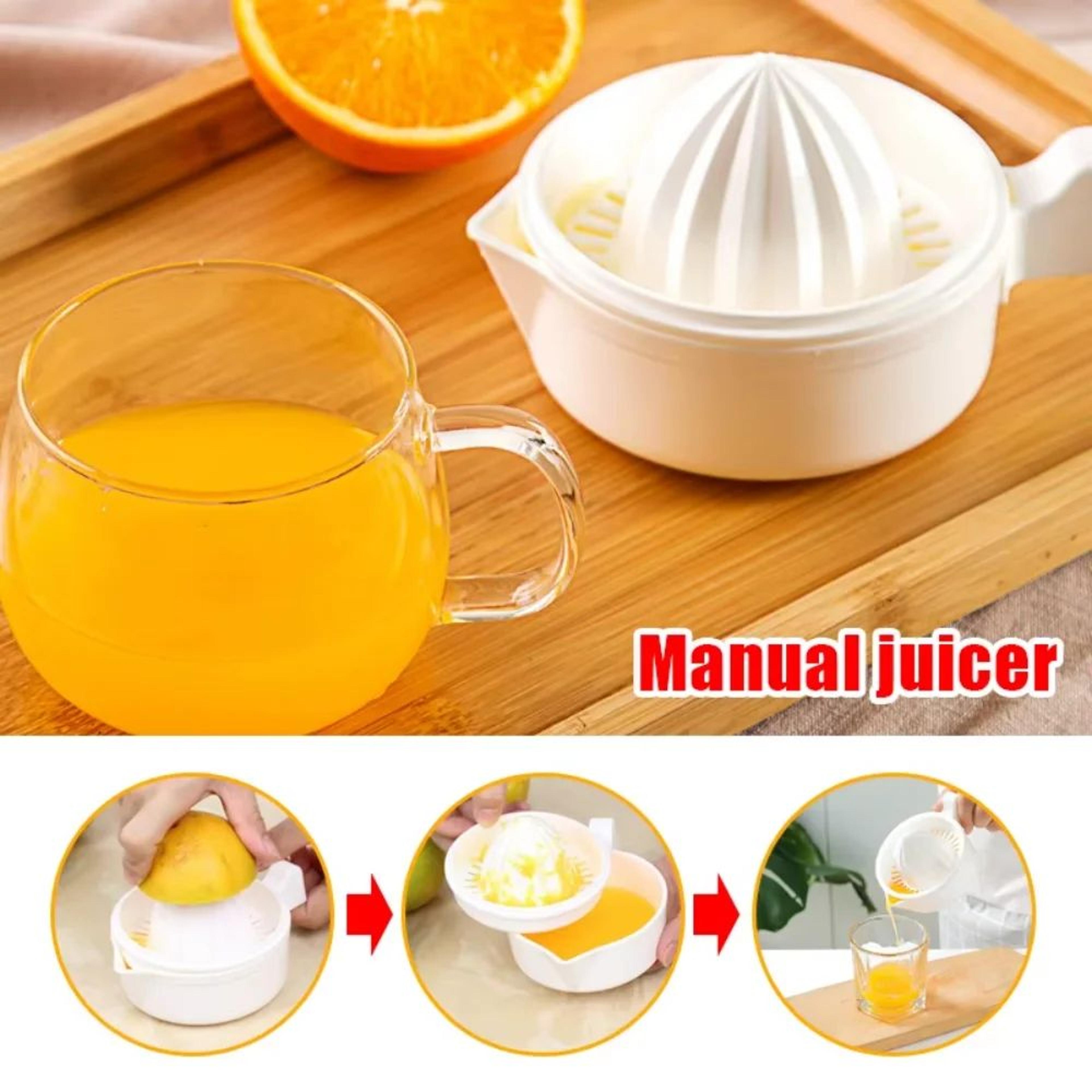 FreshPress Manual Citrus Juicer With Detachable Pulp Filter  Handheld Lemon Squeezer  Citrus Press 4