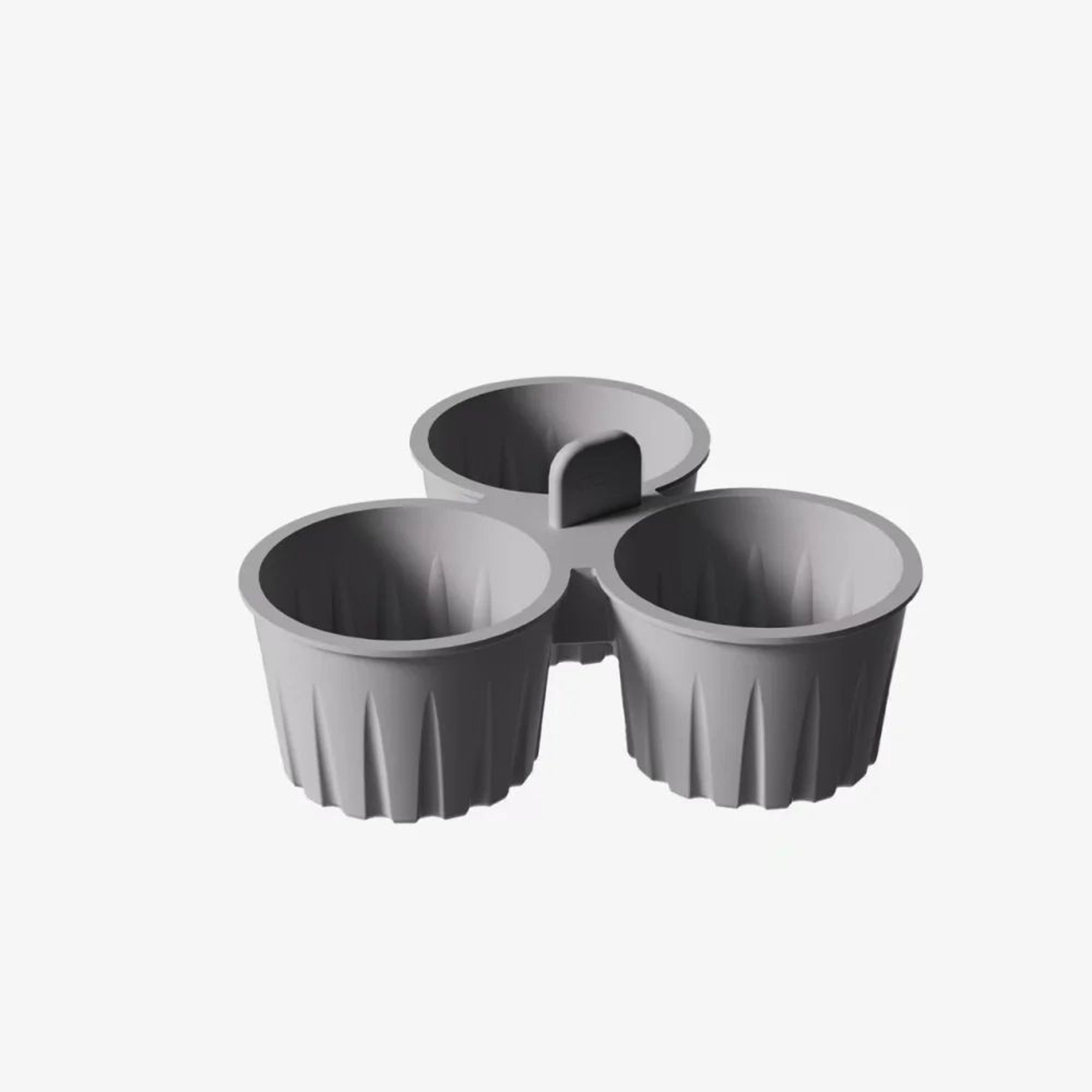 GripEar Silicone Air Fryer Ramekins  Reusable Nonstick Baking Cups For Eggs  Mini Desserts 7