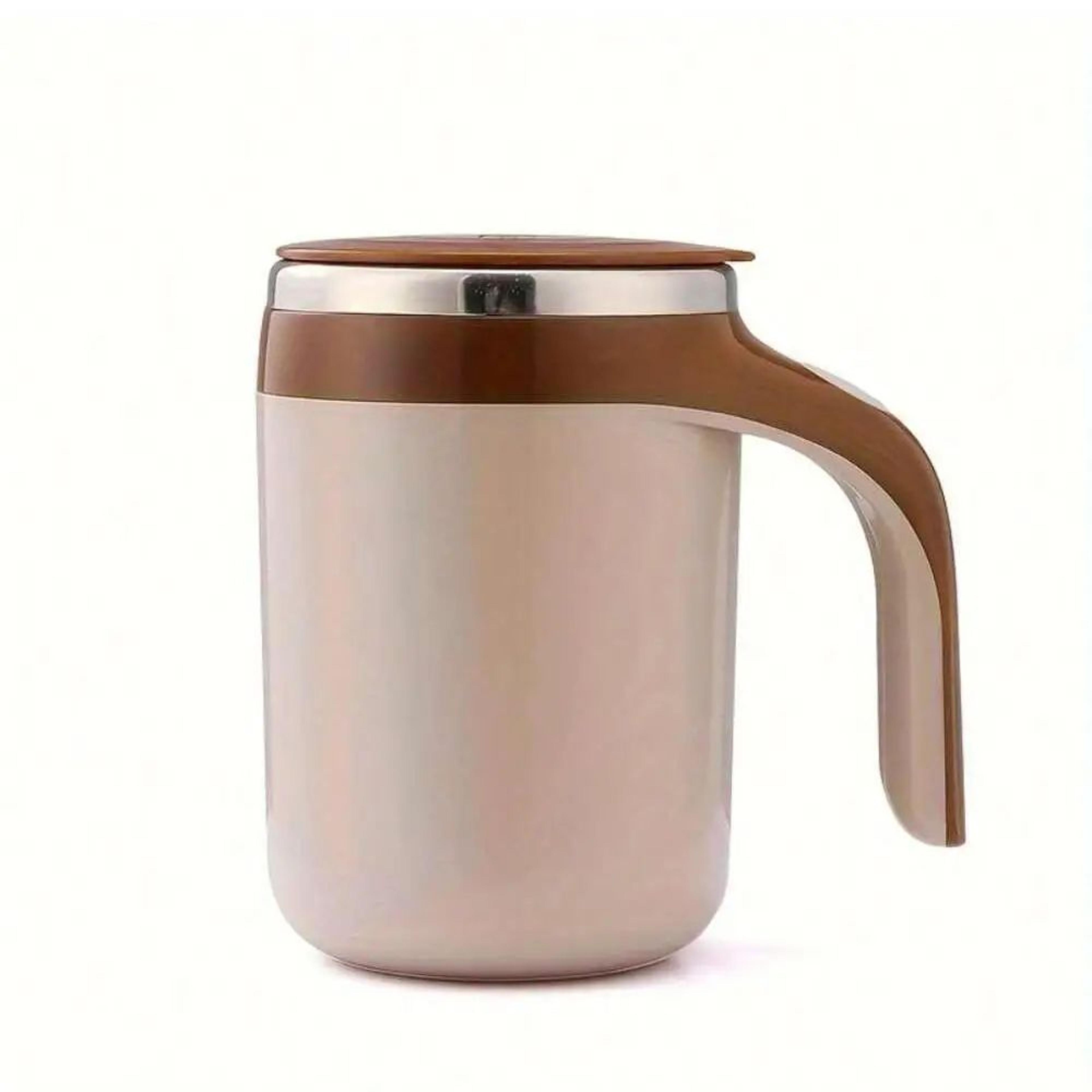 Stainless Steel SelfStirring Coffee Mug With Magnetic Mixer  Rechargeable Travel Mixing Cup 6