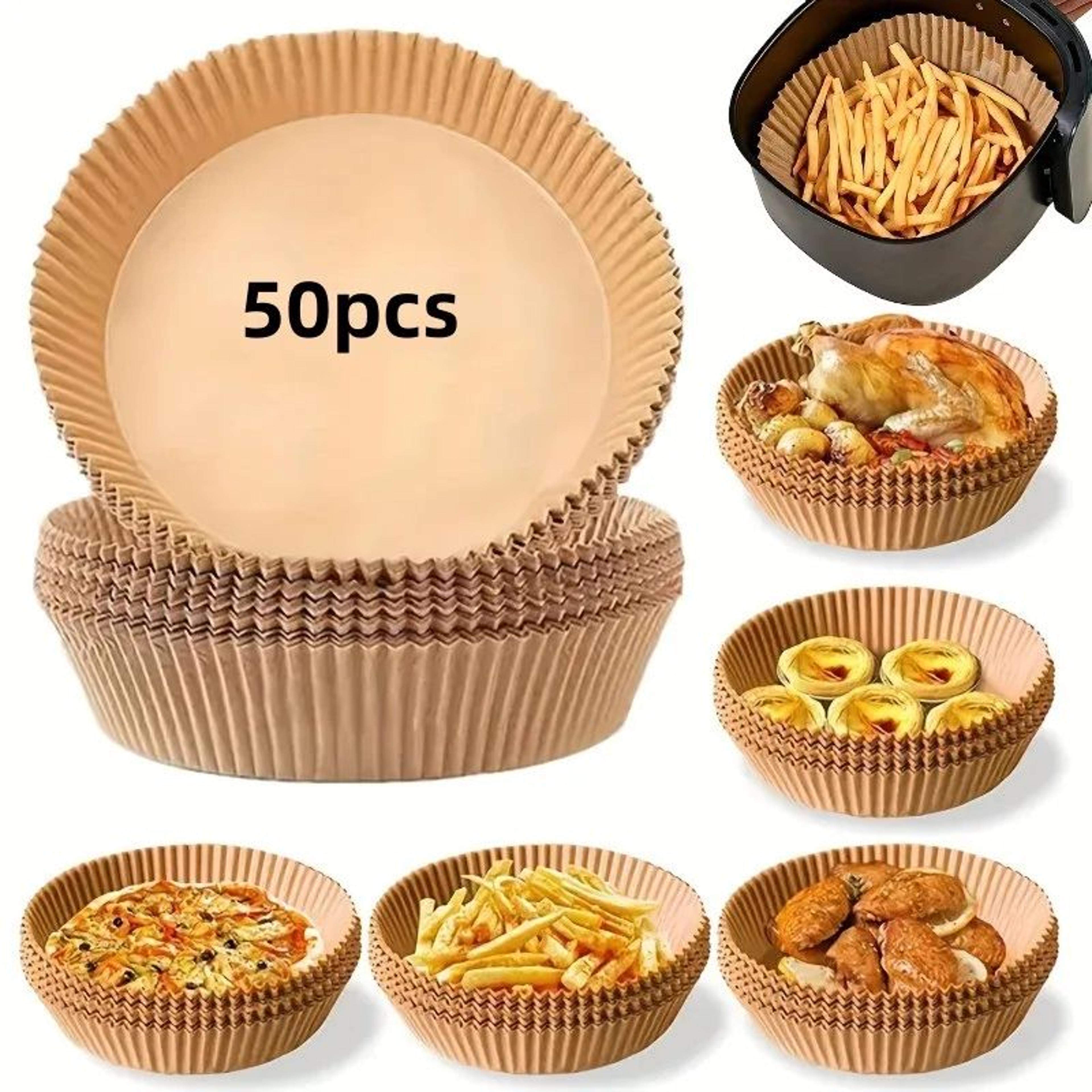 Air Fryer Paper Liners 50100PCS  Air Fryer Liners For MessFree Cooking OilProof Parchment Paper Lin 6