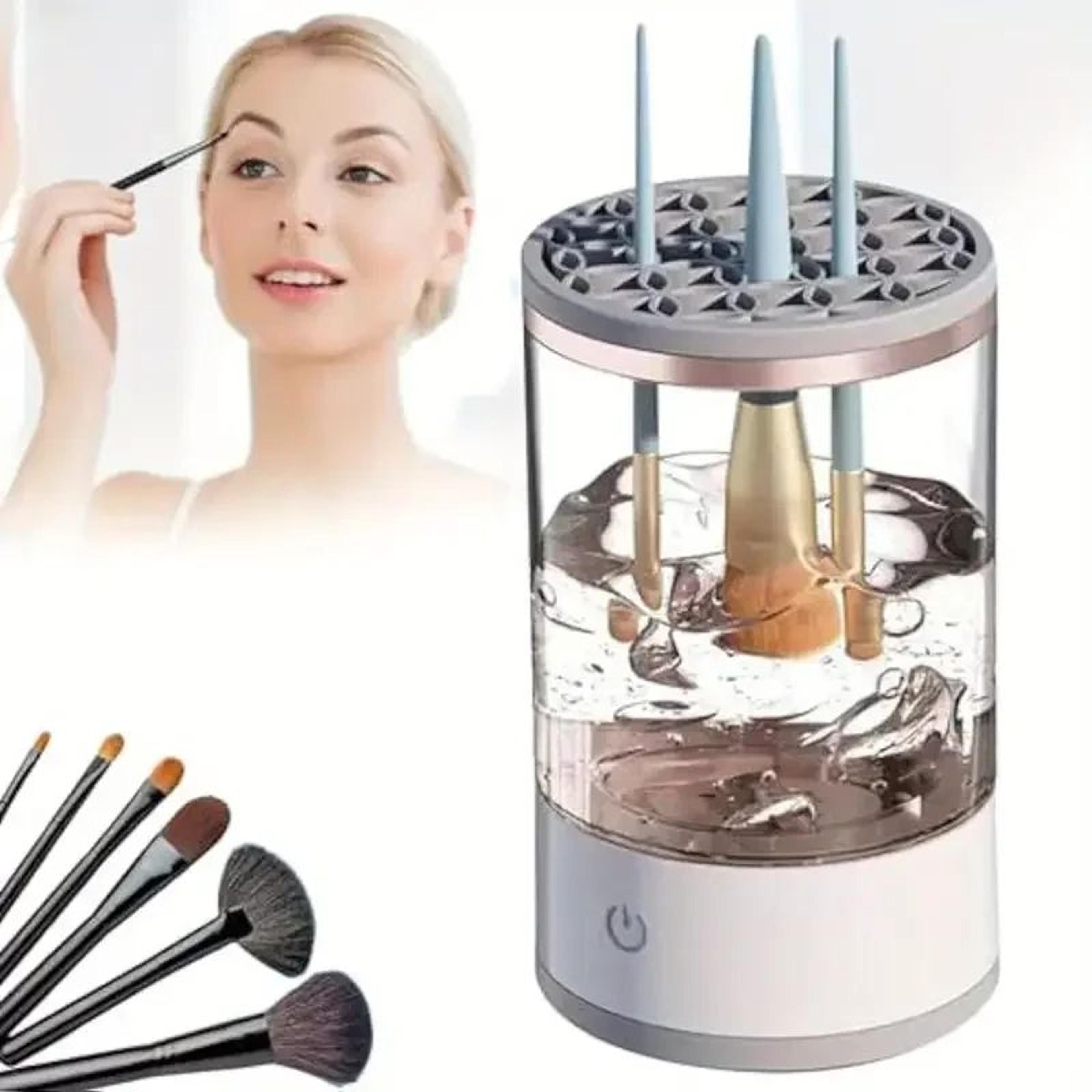USB Electric Makeup Brush Cleaner  Spinner Kit  Fast Deep Clean For All Brush Sizes 5