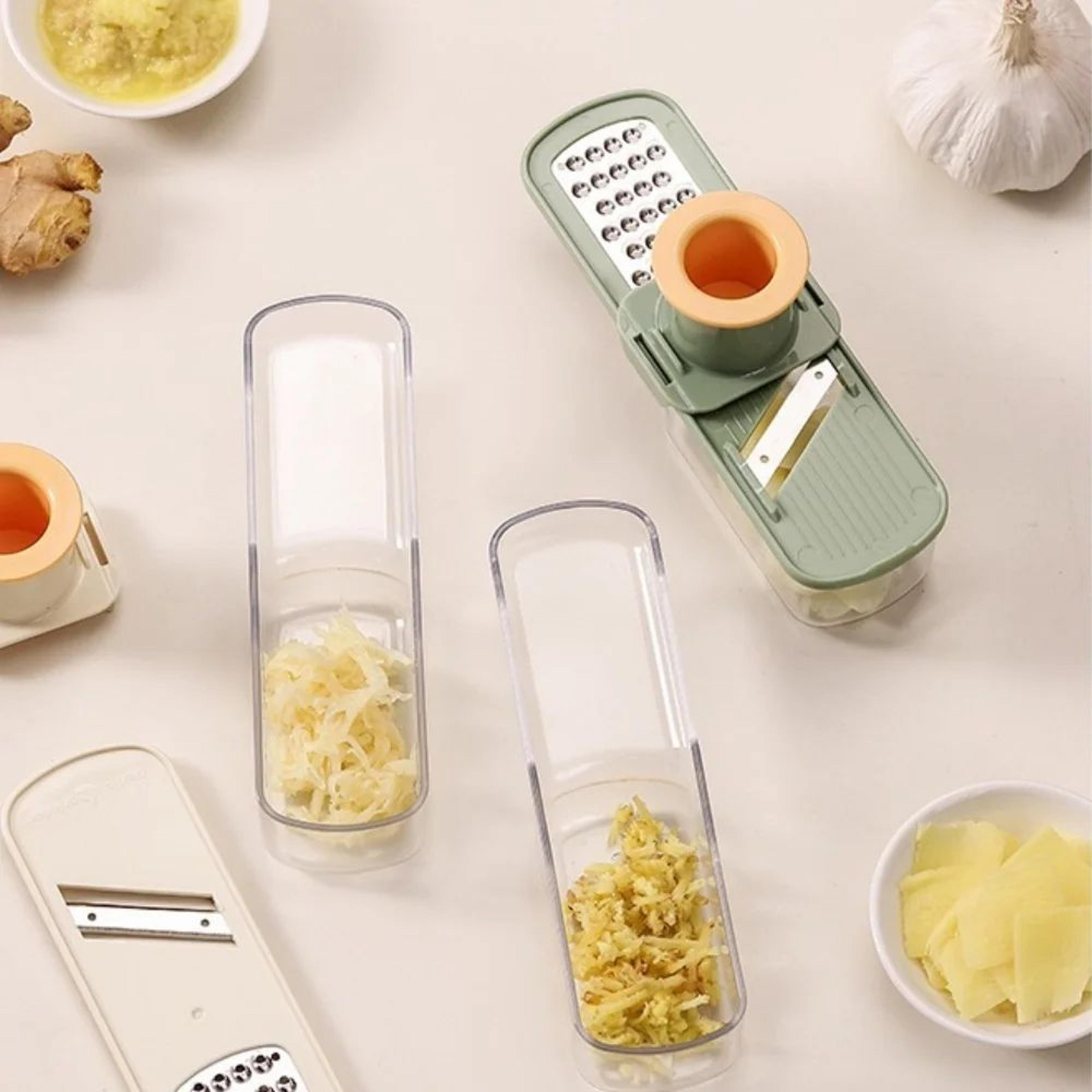 3in1 Manual Garlic Crusher  Ginger Grinder  Compact Kitchen Shredder Tool 4
