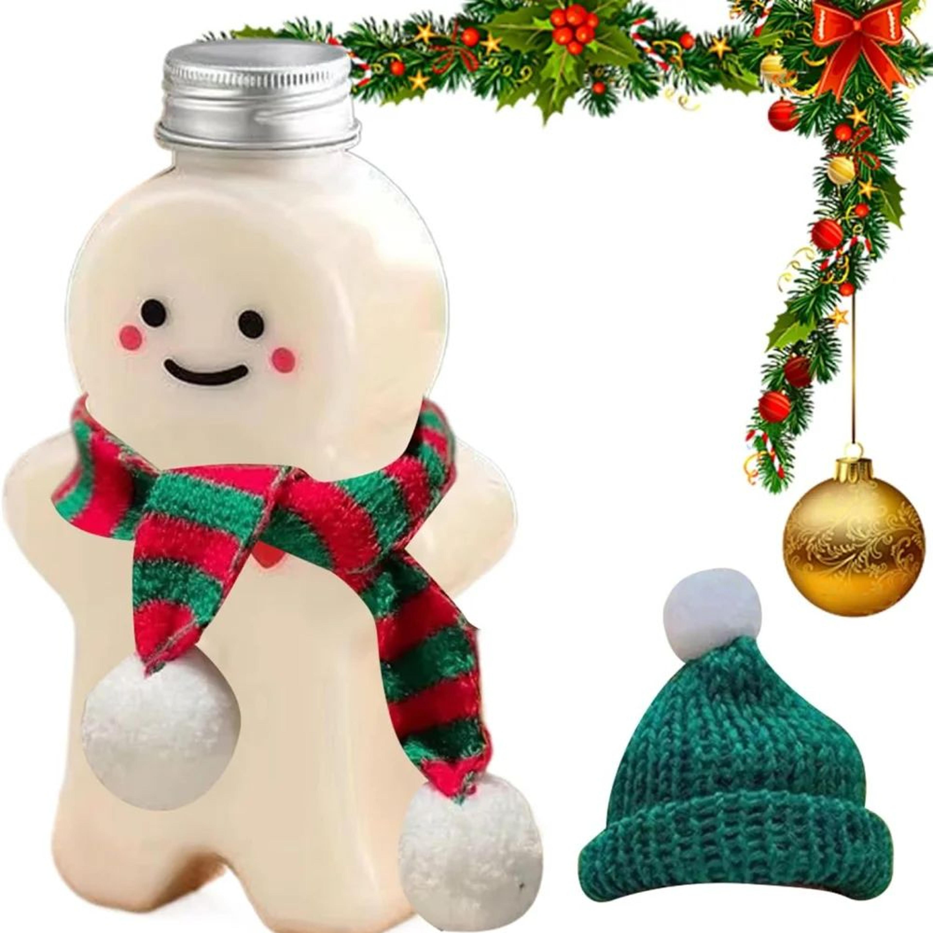 Gingerbread Shaped Reusable Drink Bottle  500ml Cute Holiday Beverage Container 0