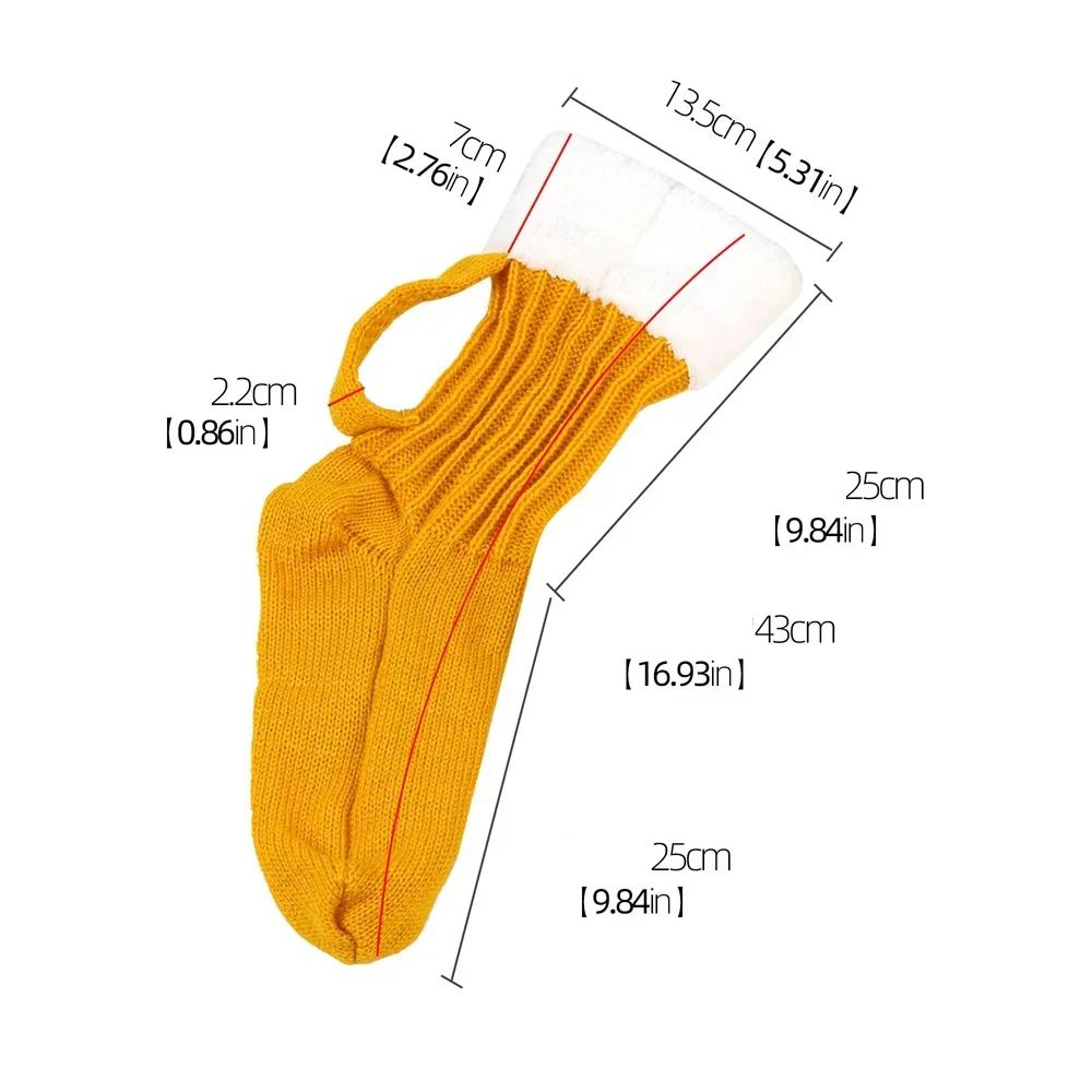 Beer Mug 3D Knitted Winter Socks  Cozy 3D Beer Mug Socks For Warm Lounging 2