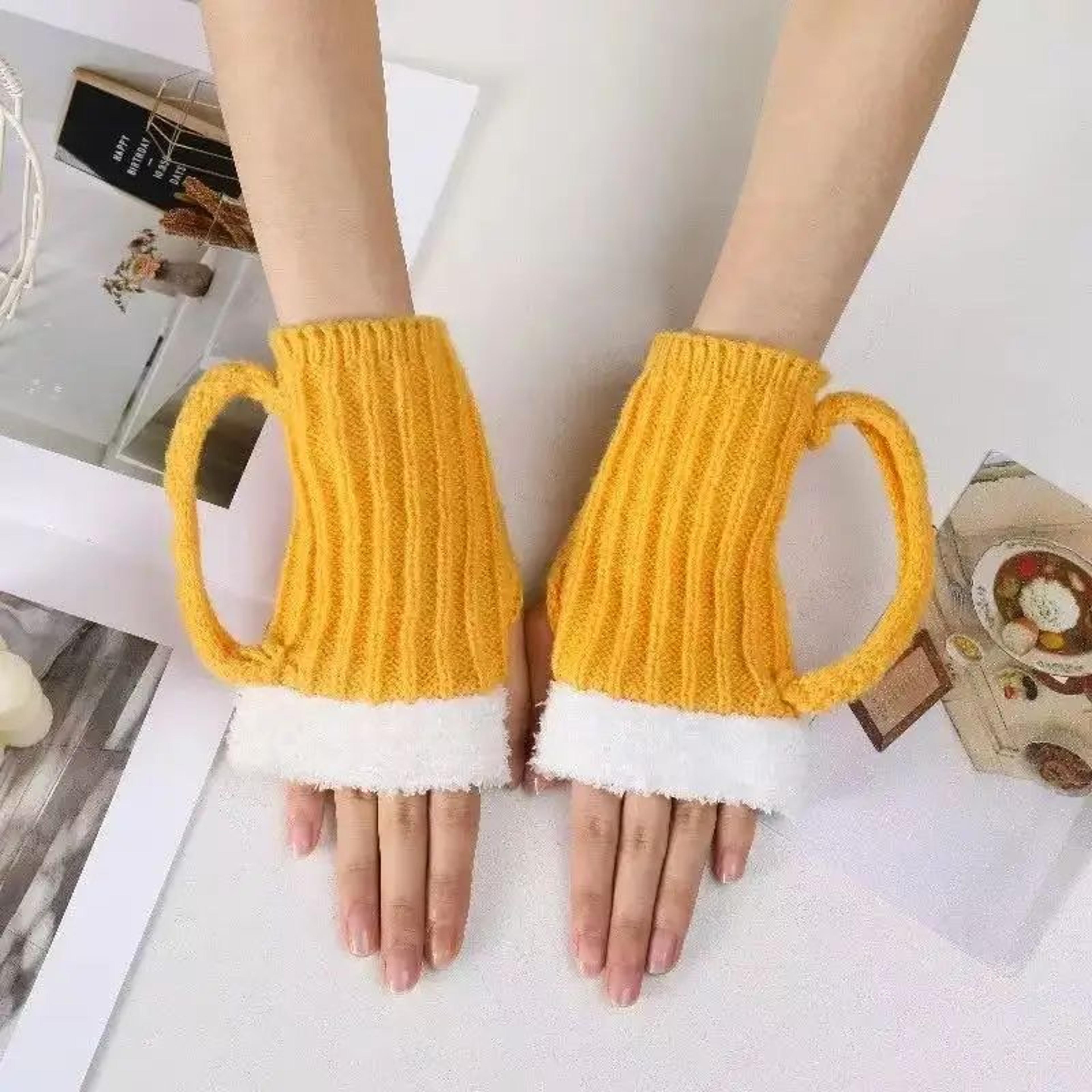 Beer Mug 3D Knitted Winter Socks  Cozy 3D Beer Mug Socks For Warm Lounging 6