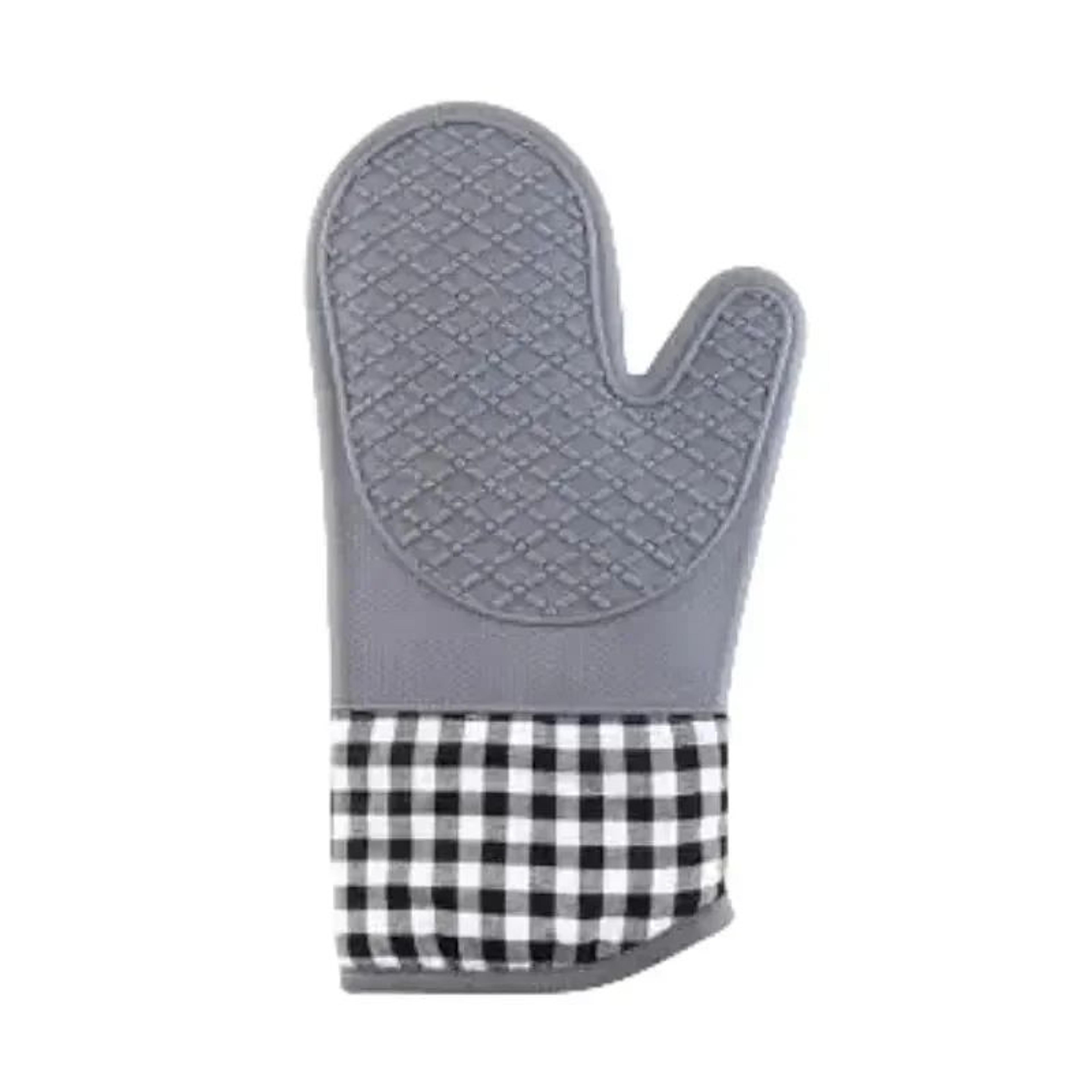 Silicone Insulated Oven Gloves  Heat Resistant NonSlip Grip Thick AntiScald Protection 7