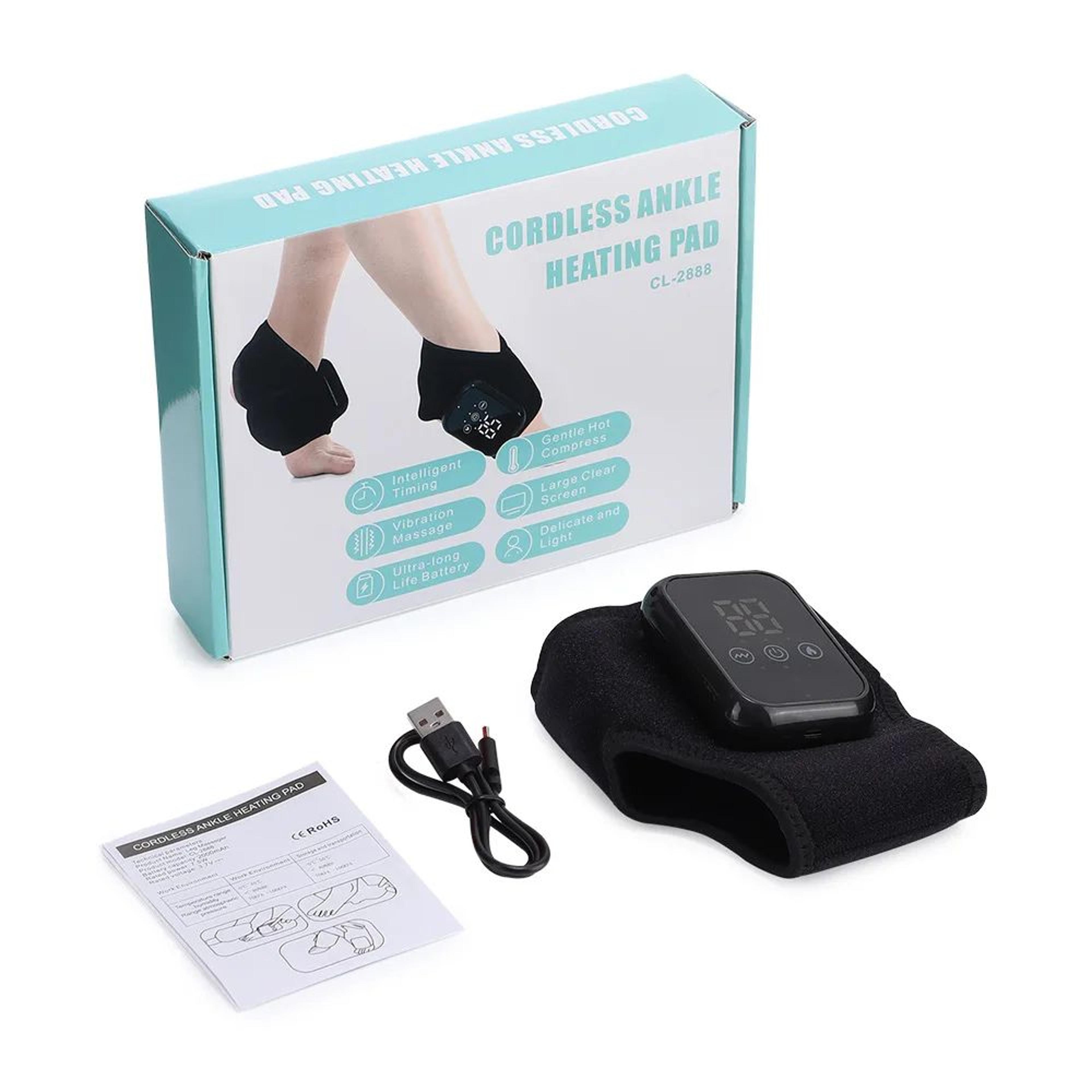 Heated Ankle  Foot Massager For Deep Joint Relief And Daily Recovery 5