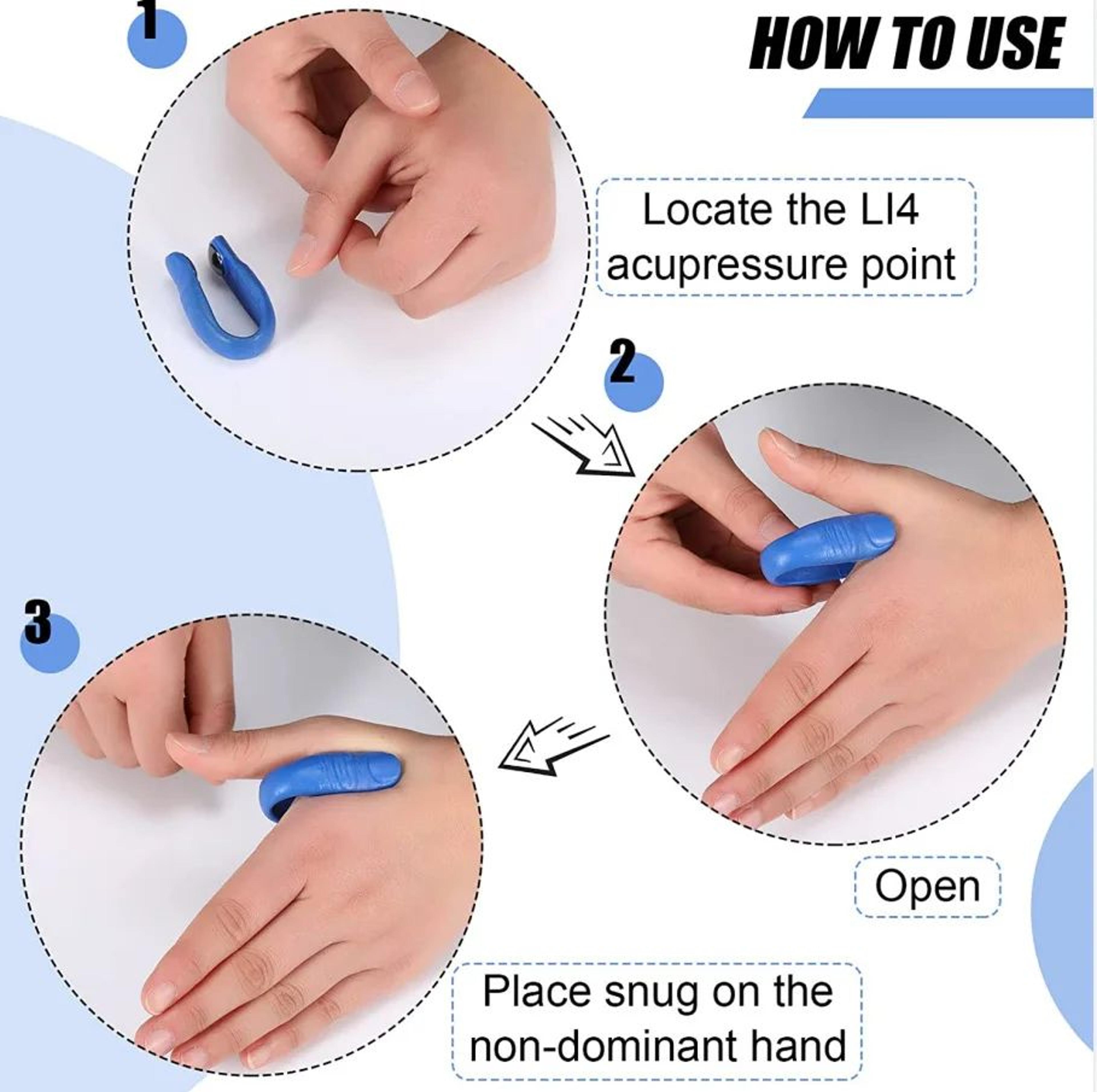 Tiger Point Acupressure Clip Thumb Pressure Point Massager For OntheGo Calm 1
