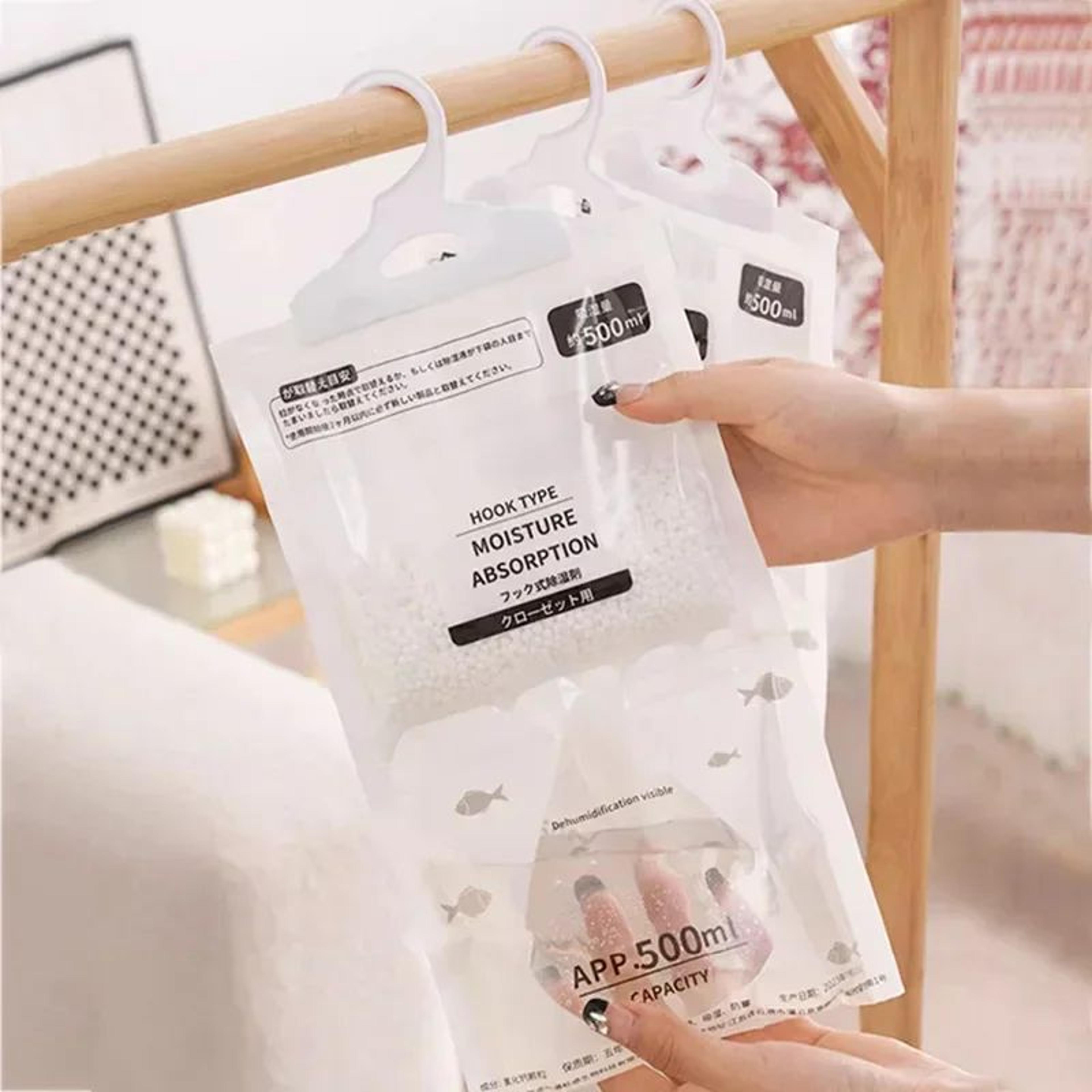 Hanging Dehumidifier Bag Moisture Absorber For Closets  Small Spaces 2