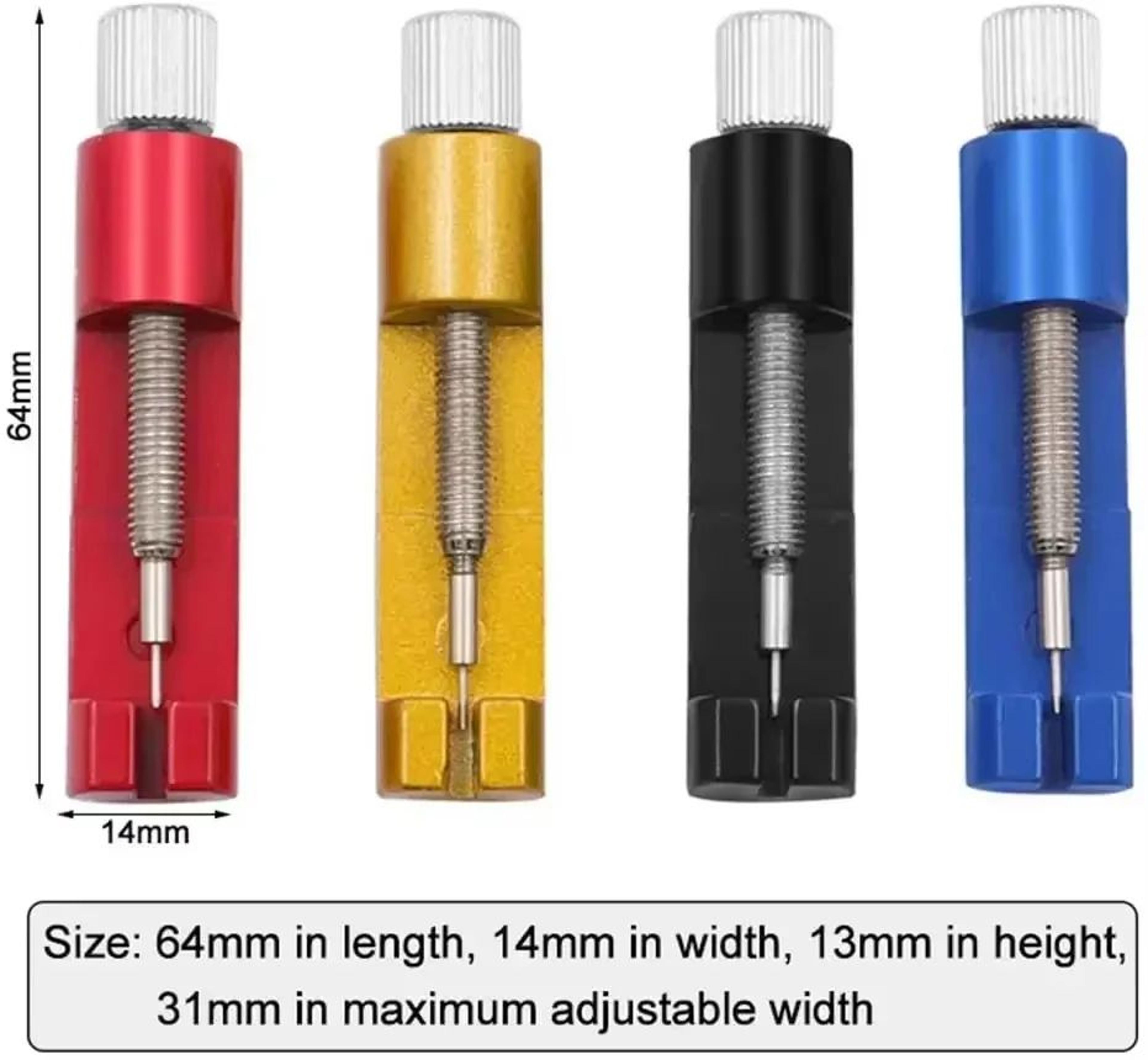 Adjustable Watch Band Link Remover Tool AllMetal Watch Strap Adjustment Tool With Spare Pins 2