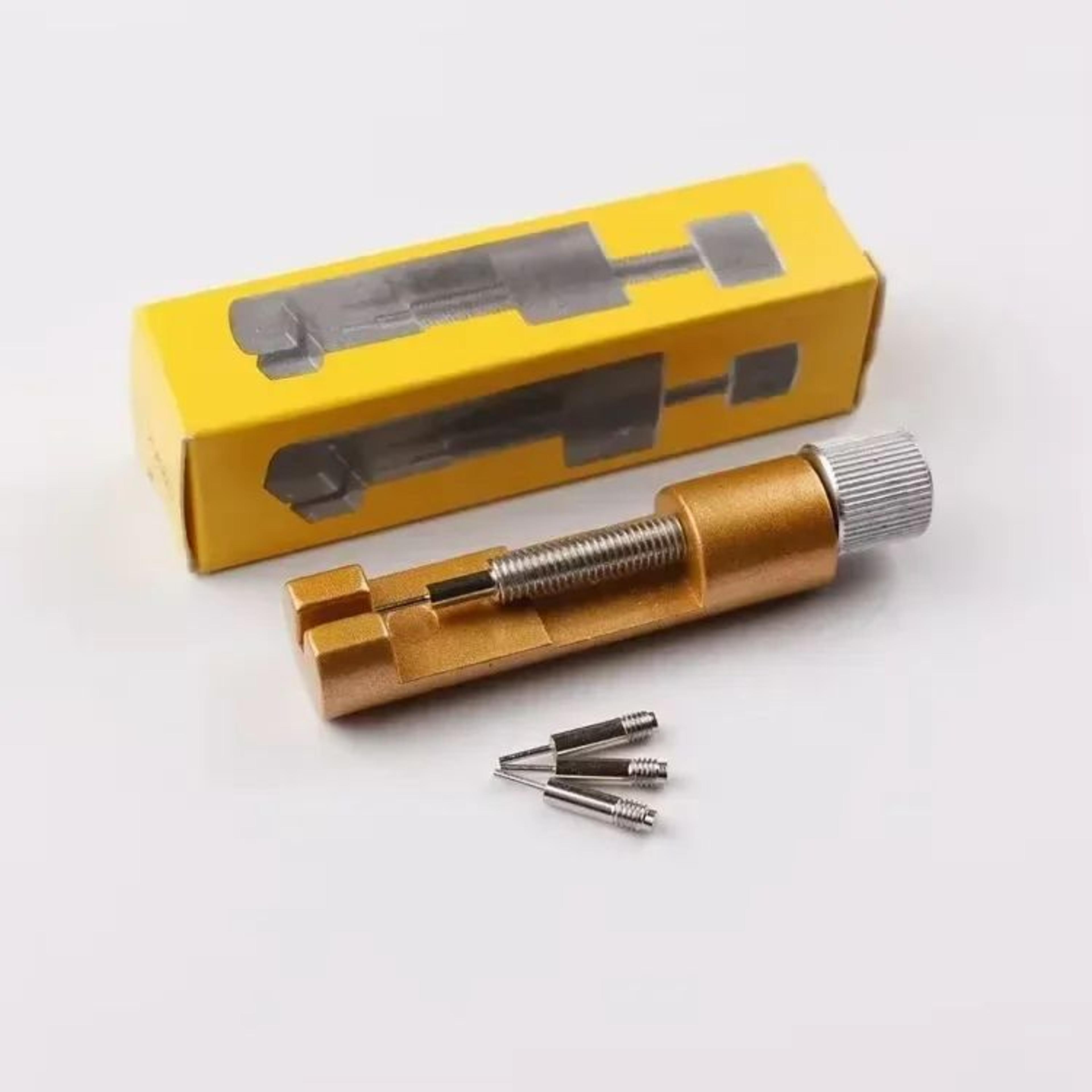 Adjustable Watch Band Link Remover Tool AllMetal Watch Strap Adjustment Tool With Spare Pins 7