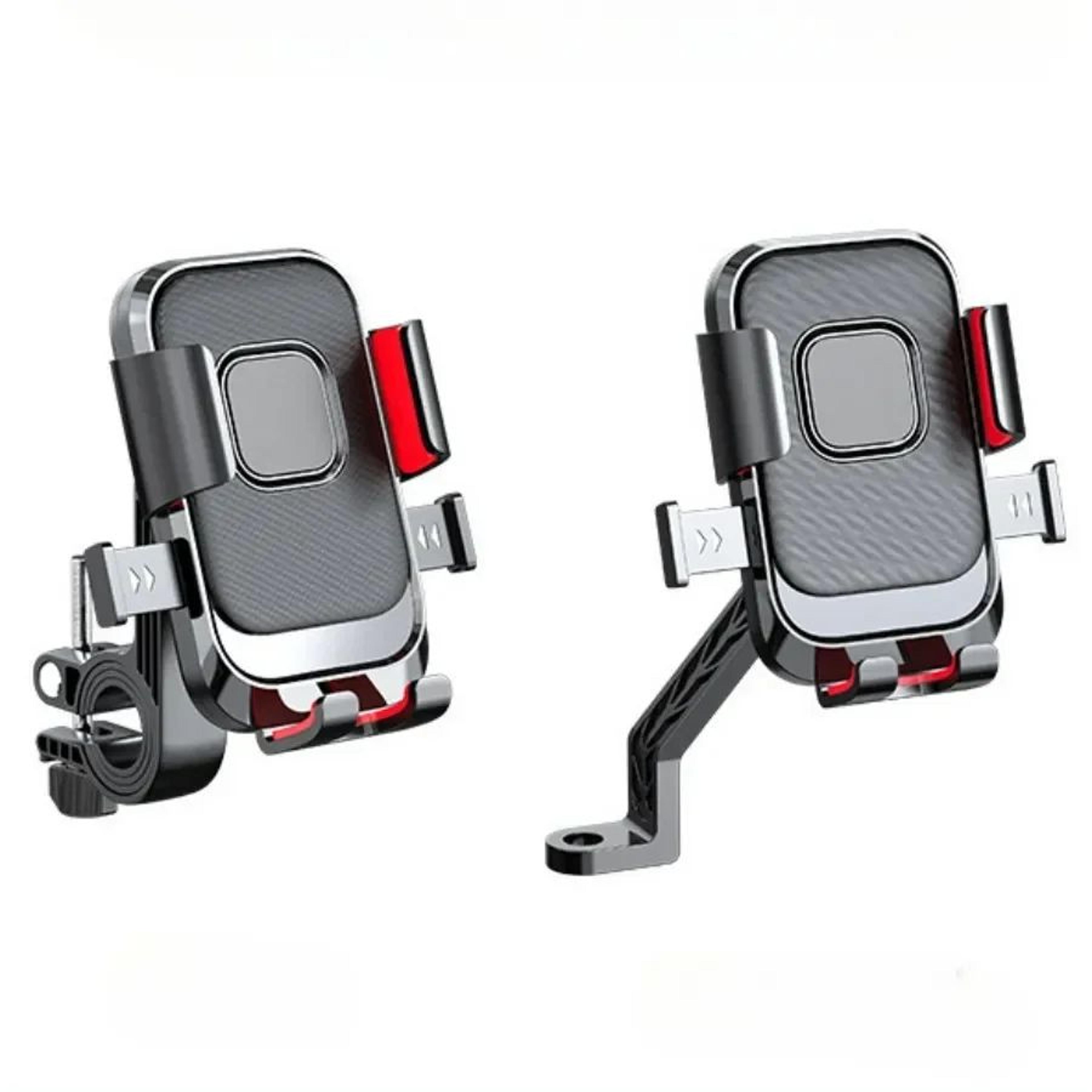 AutoLock AntiVibration Motorcycle Phone Mount For Delivery Riders 0