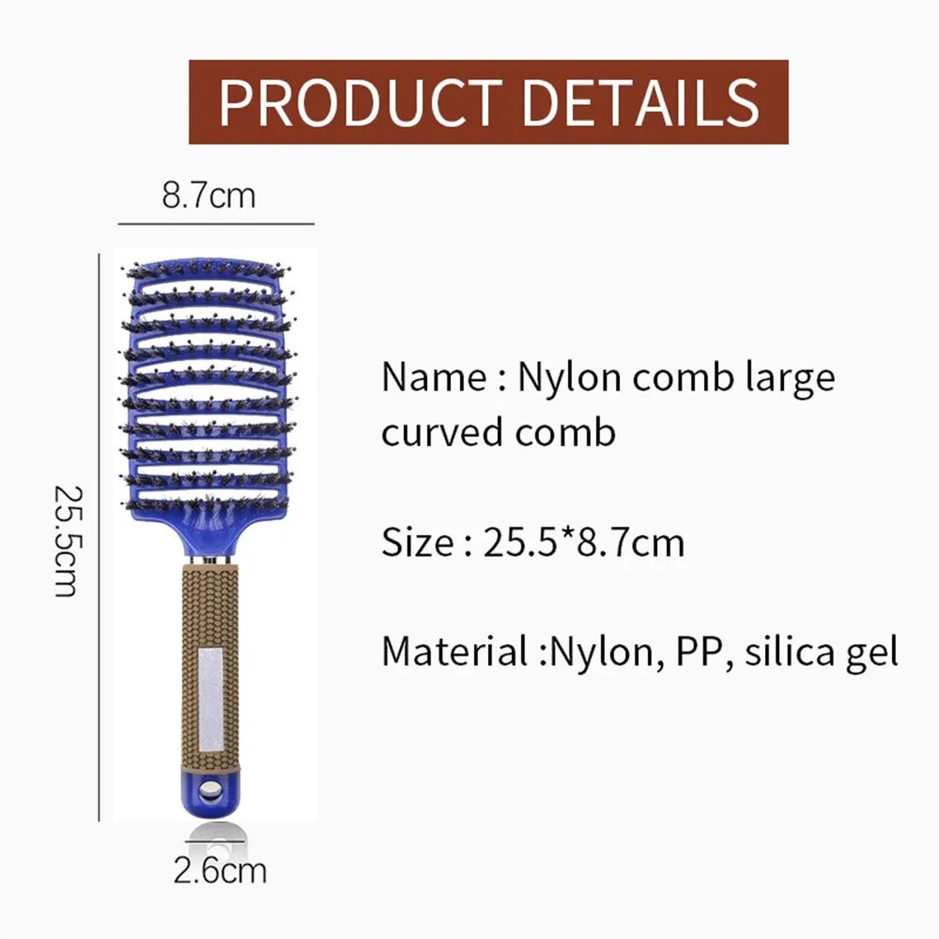 DualBristle Detangling Hair Brush For Wet  Curly Hair Smooths Frizz And Adds Shine 3