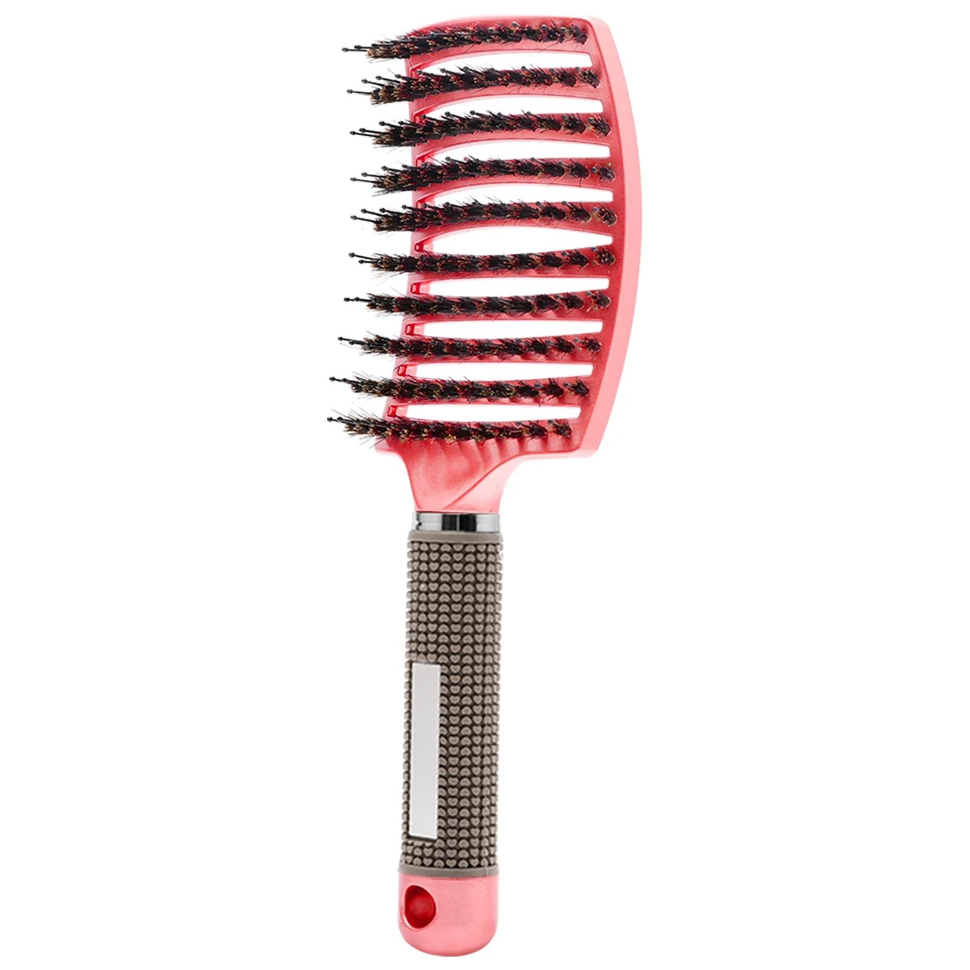 DualBristle Detangling Hair Brush For Wet  Curly Hair Smooths Frizz And Adds Shine 9
