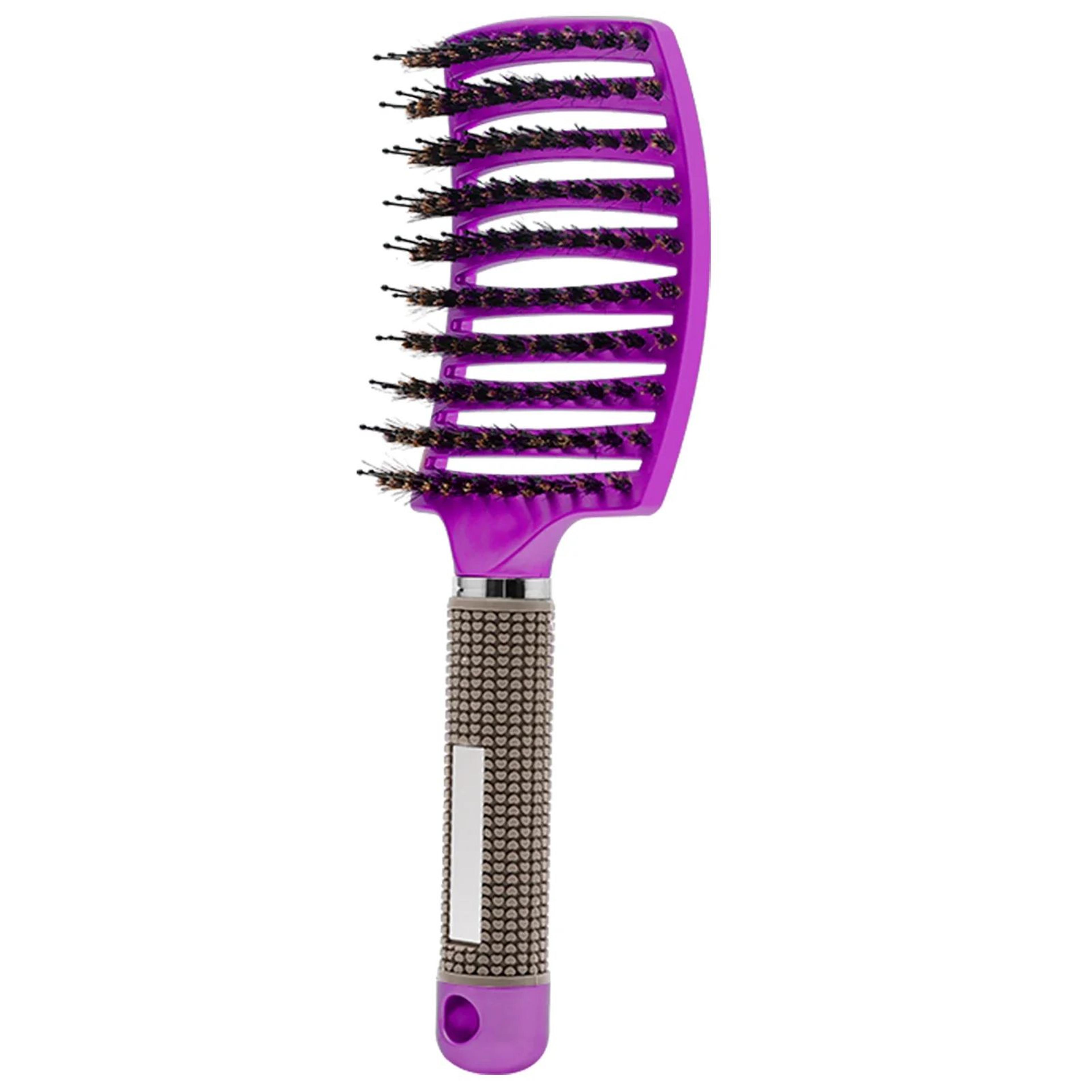 DualBristle Detangling Hair Brush For Wet  Curly Hair Smooths Frizz And Adds Shine 10