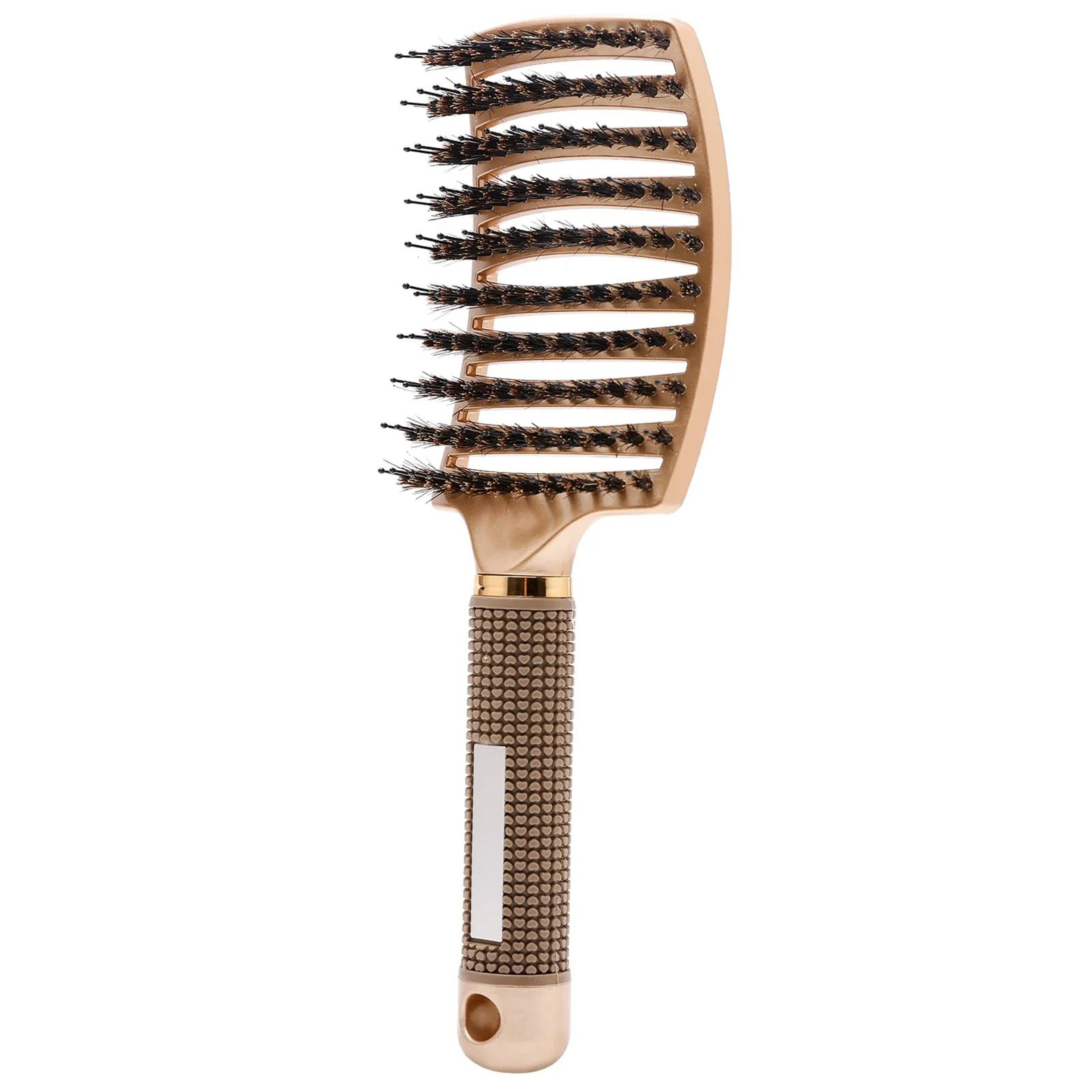 DualBristle Detangling Hair Brush For Wet  Curly Hair Smooths Frizz And Adds Shine 11
