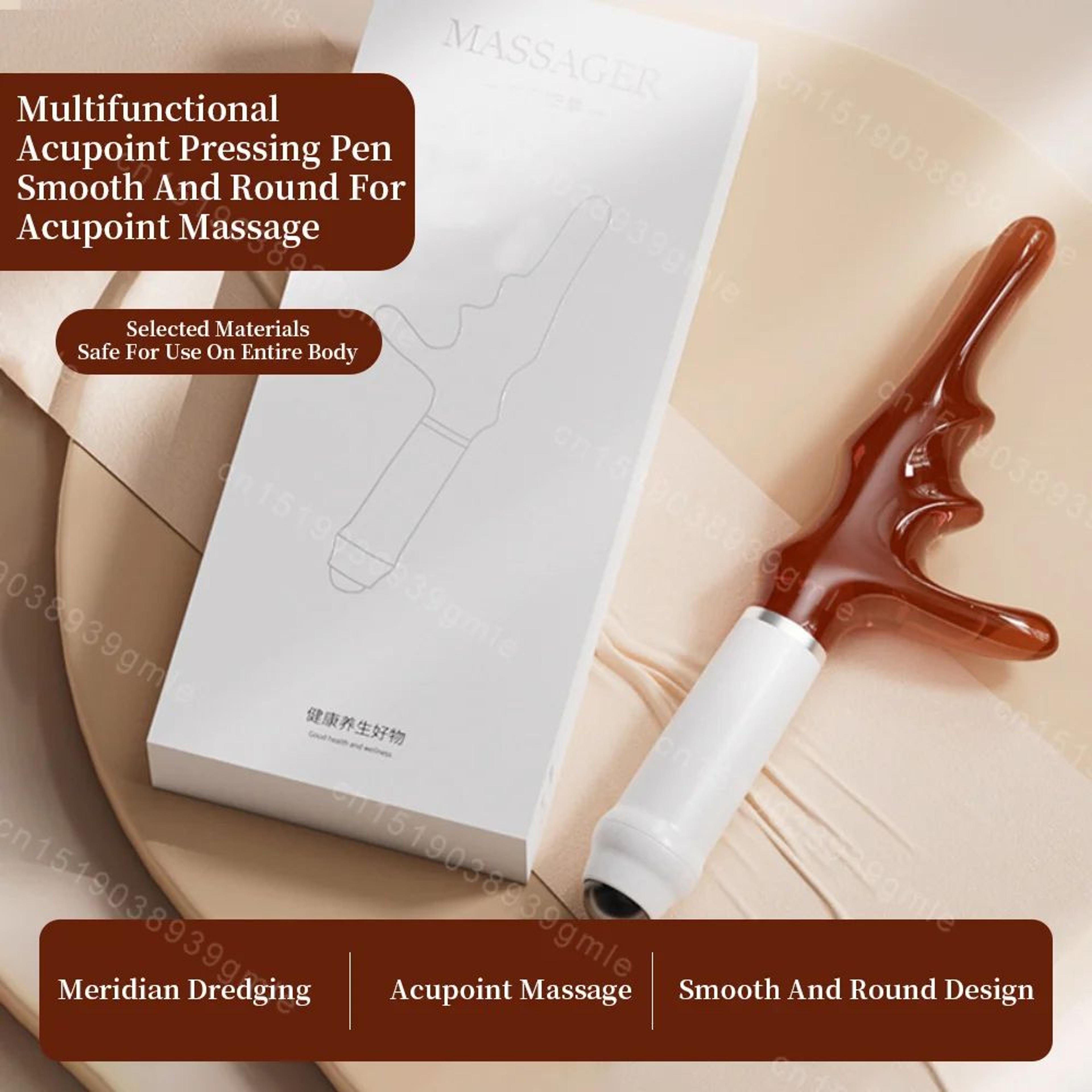 Trigger Point Acupressure Massage Stick Deep Tissue Manual Back And Foot Tool 5