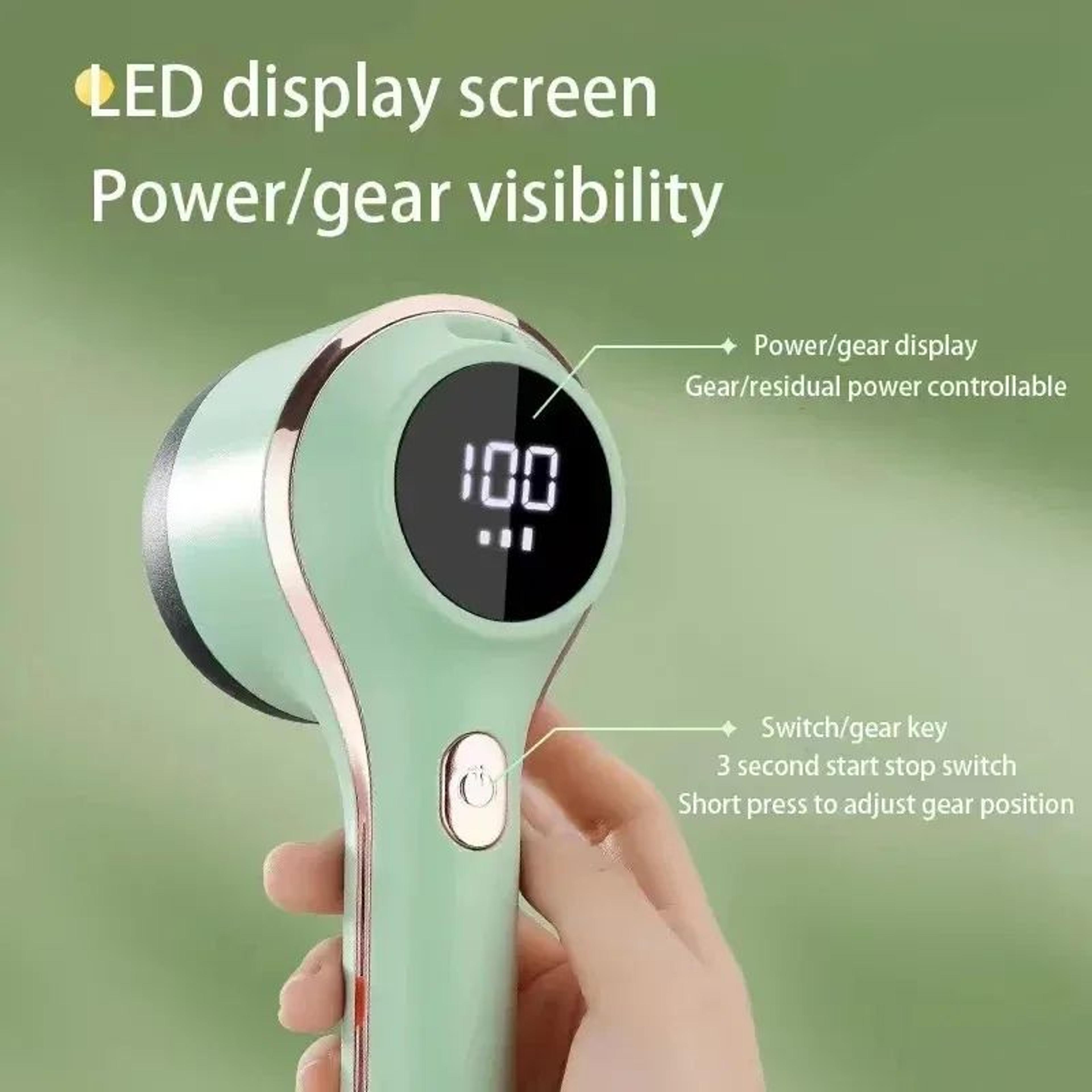 LED Digital Fabric Shaver Rechargeable Lint  Pill Remover For Clothes And Sweaters 2