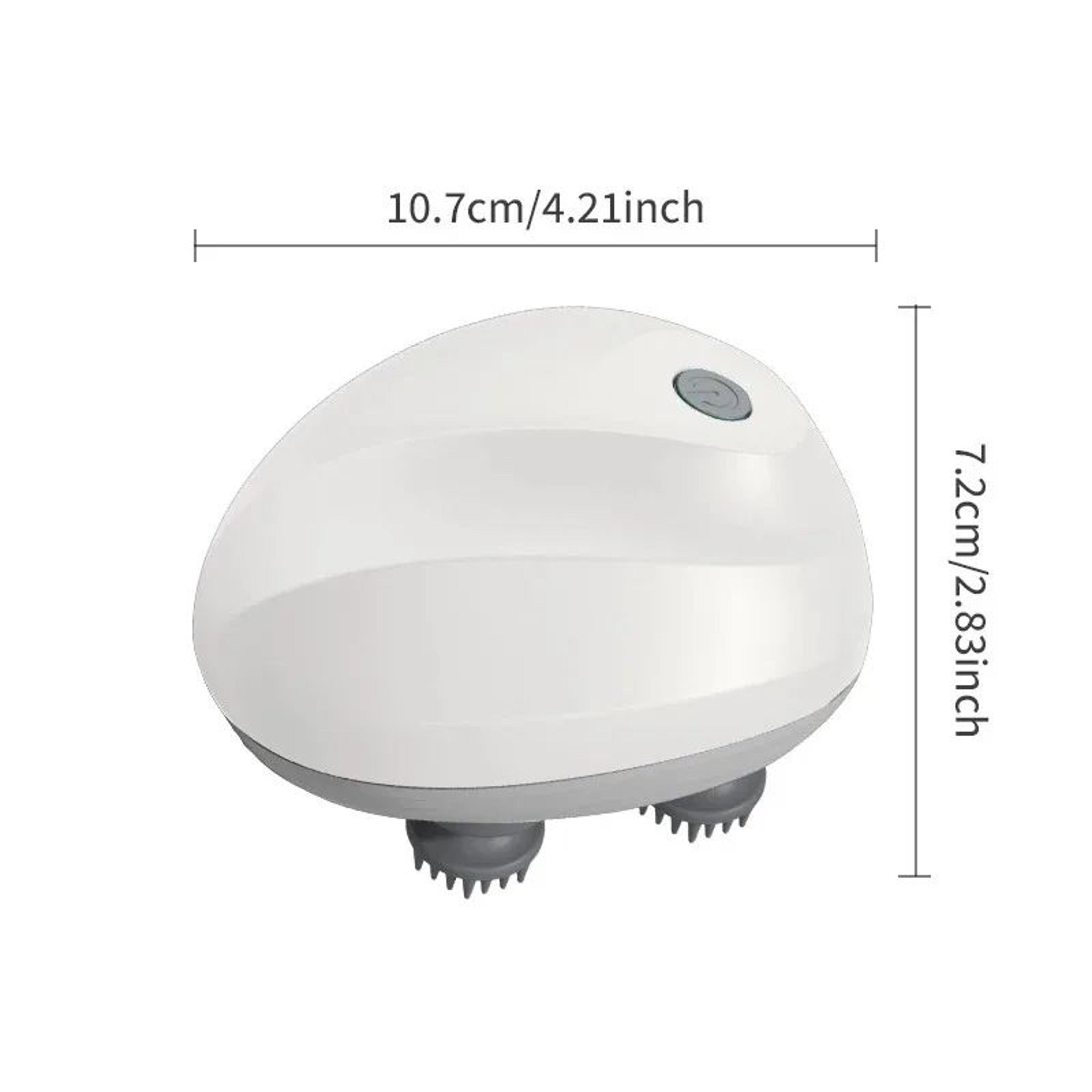 Electric Head Massager USB Rechargeable Scalp Massager For DeepKneading Neck  Shoulder Relief 5