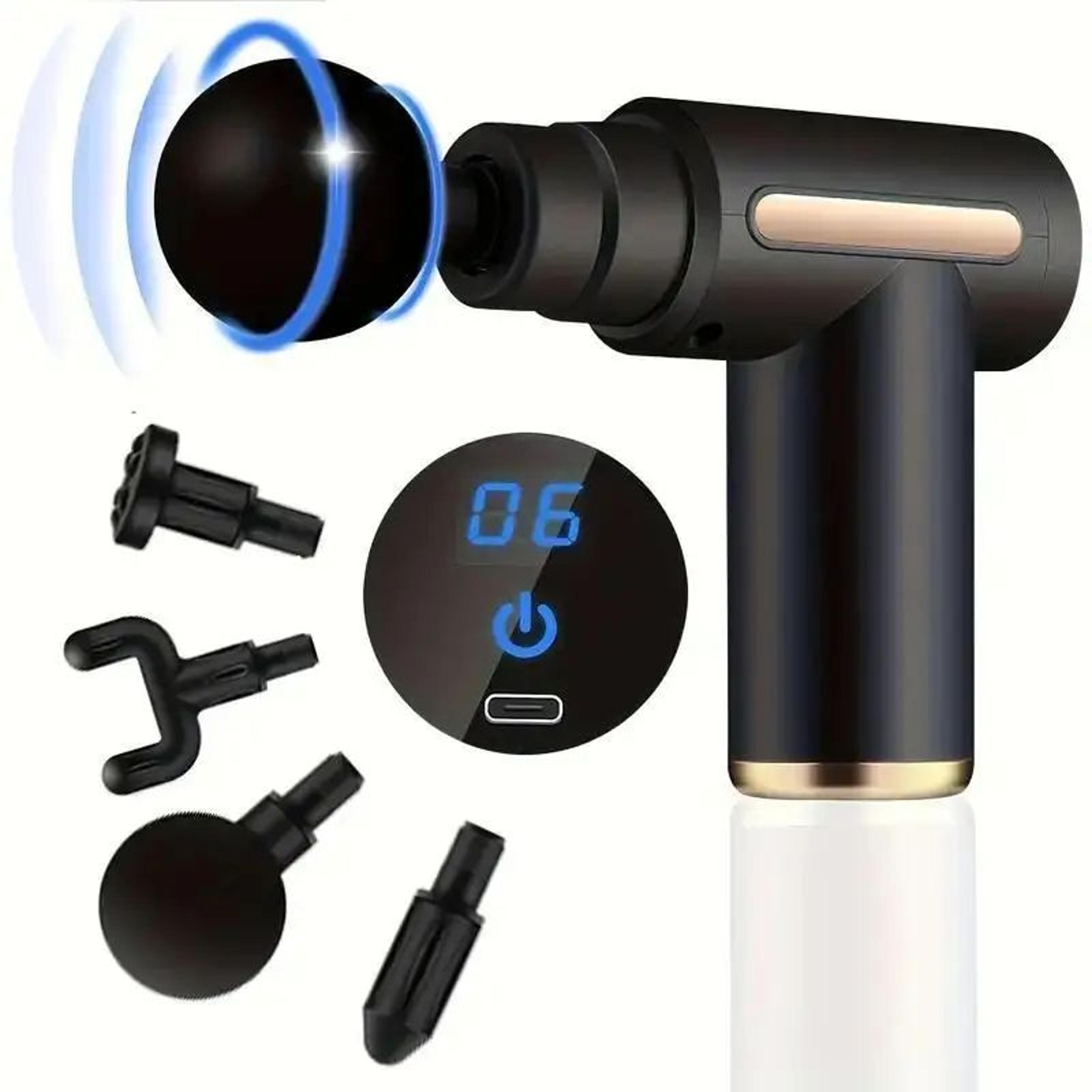Portable Fascia Massage Gun  Deep Tissue Massager For Fast Muscle Relaxation 1 Head 5