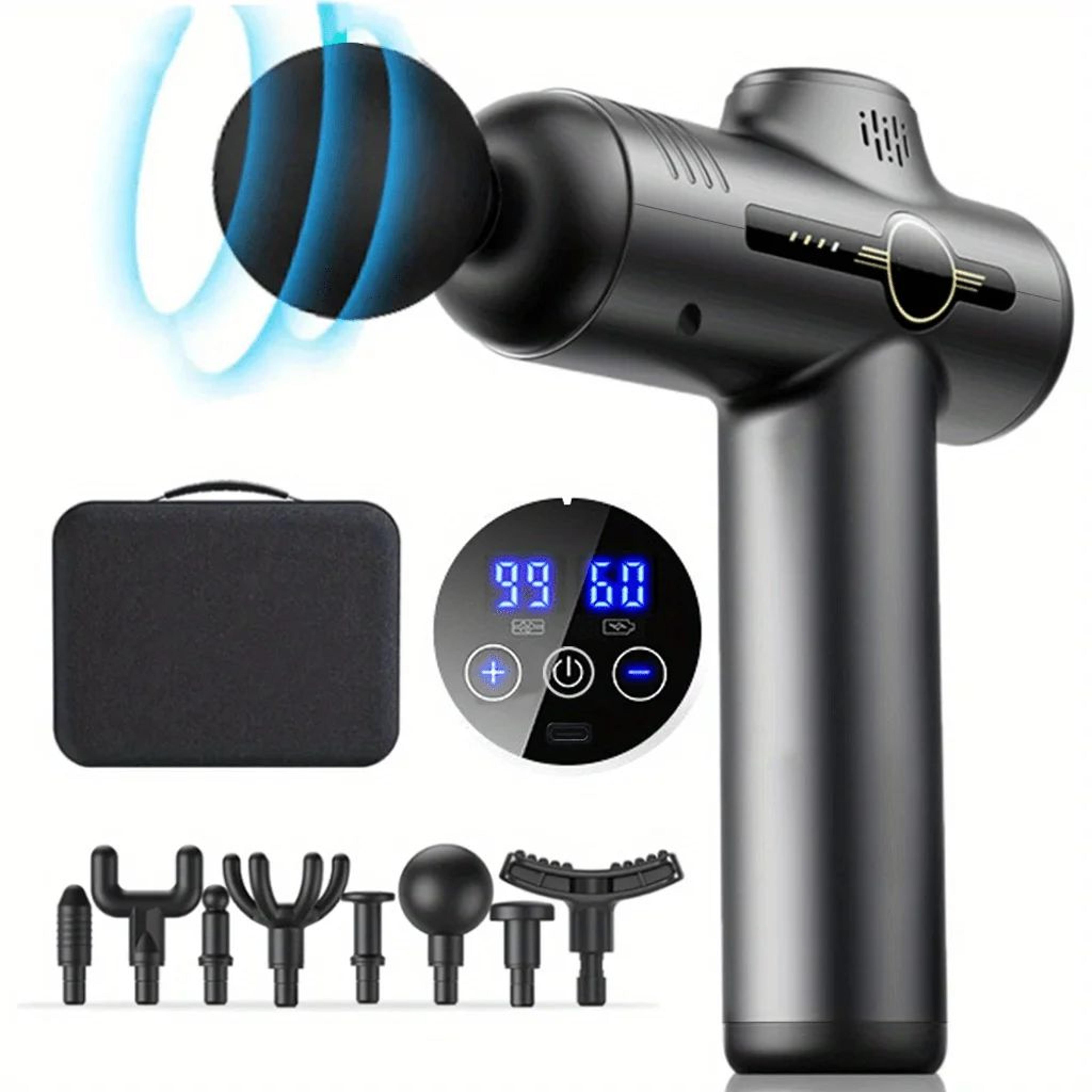 Portable Fascia Massage Gun  Deep Tissue Massager For Fast Muscle Relaxation 1 Head 9