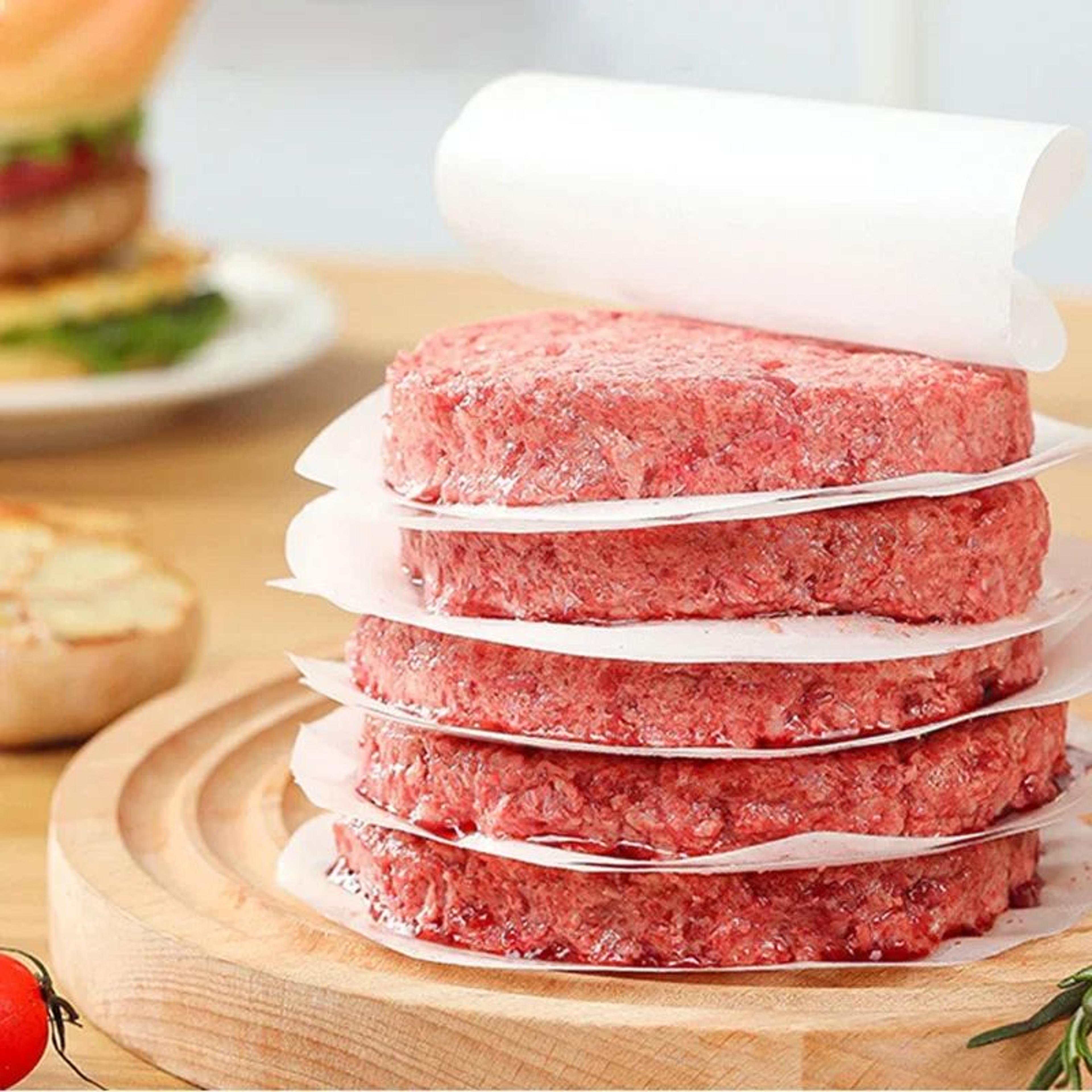100Pack Hamburger Patty Paper Rounds  NonStick Burger Patty Separators For Burger Press Freezing  M 1