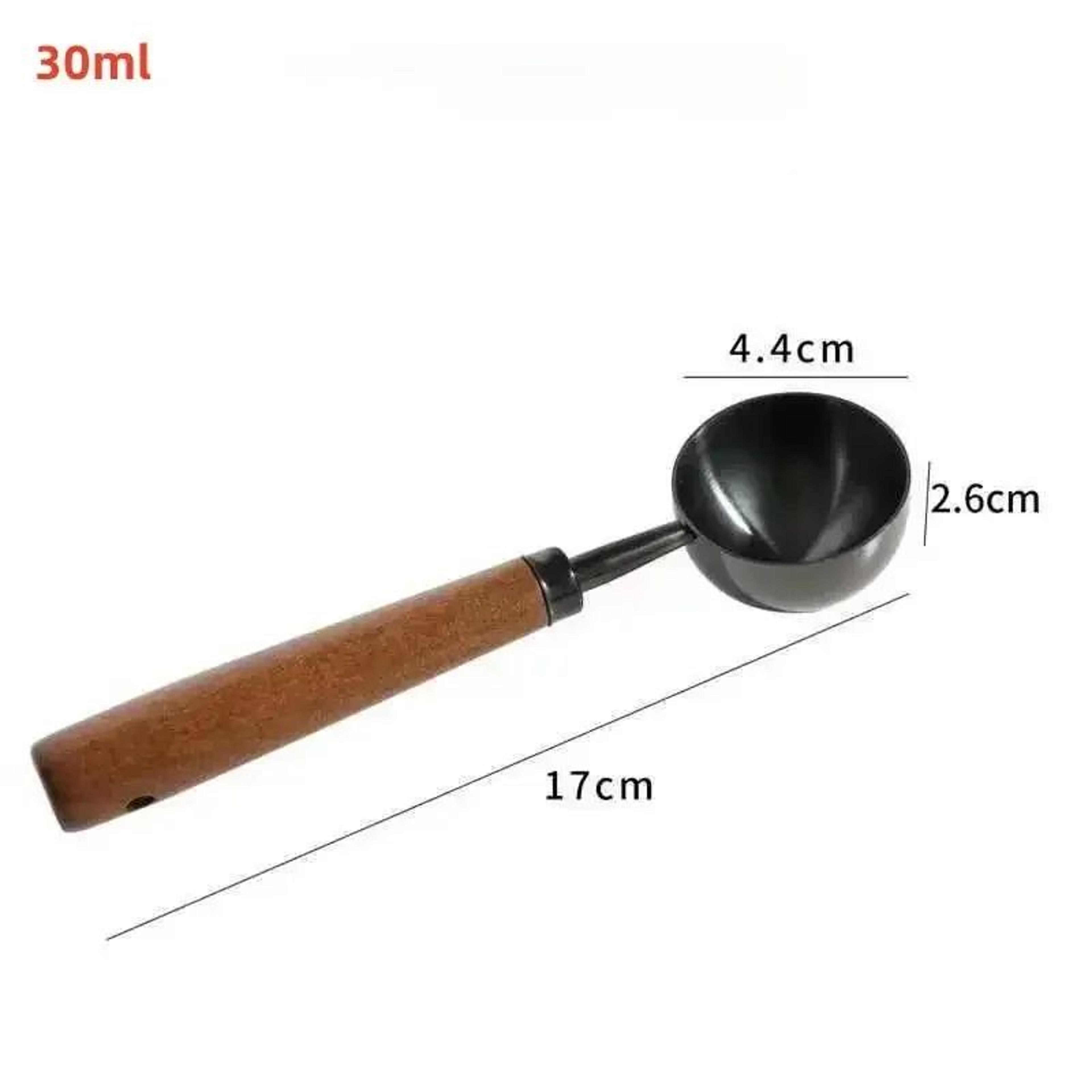 Wooden Handle Stainless Steel Coffee Scoop 15ml30ml  Coffee  Baking Measuring Spoon 13