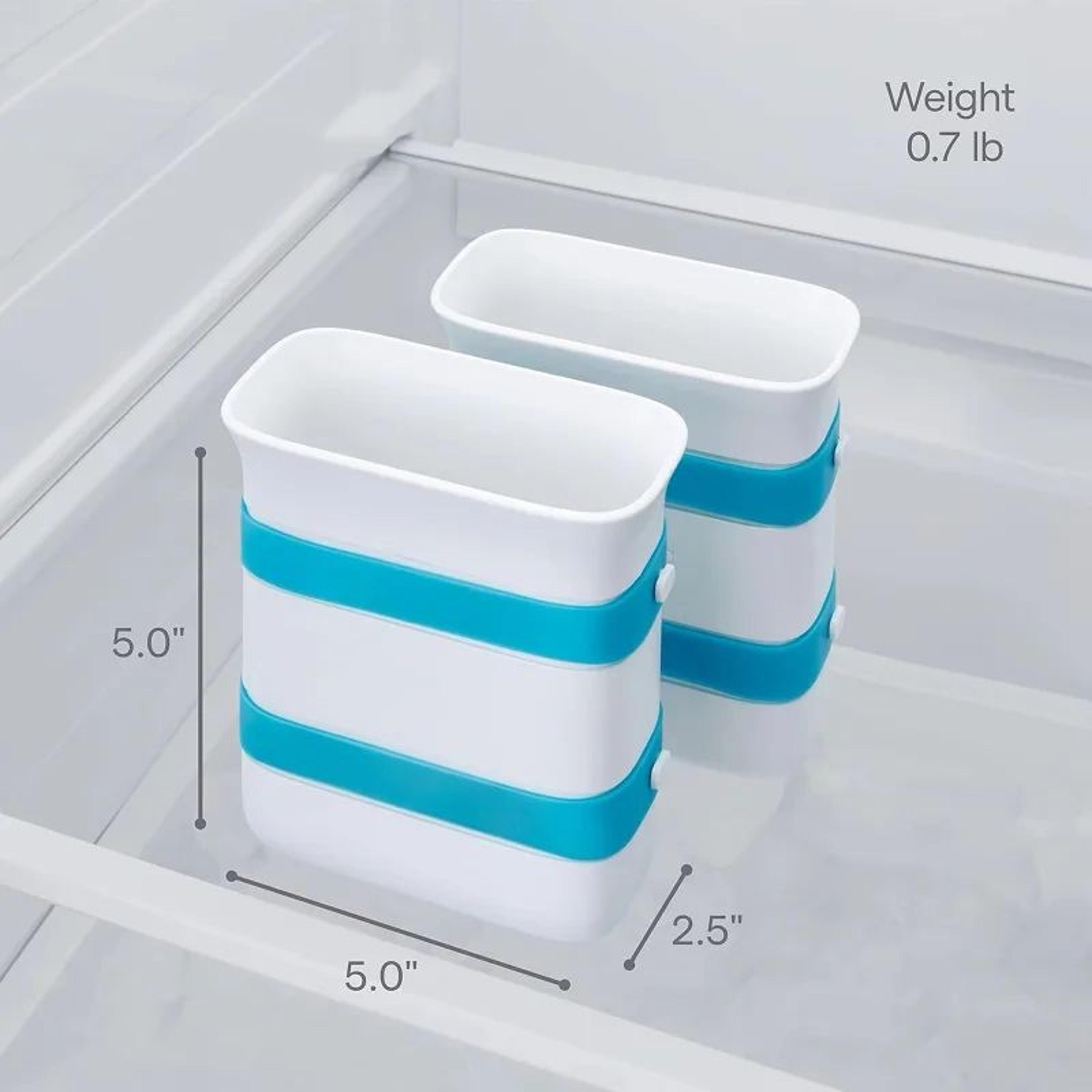 FreezeUpStyle Food Block Maker  Soup Freezer Container  Meal Prep Freezer Mold For SpaceSaving Free 2
