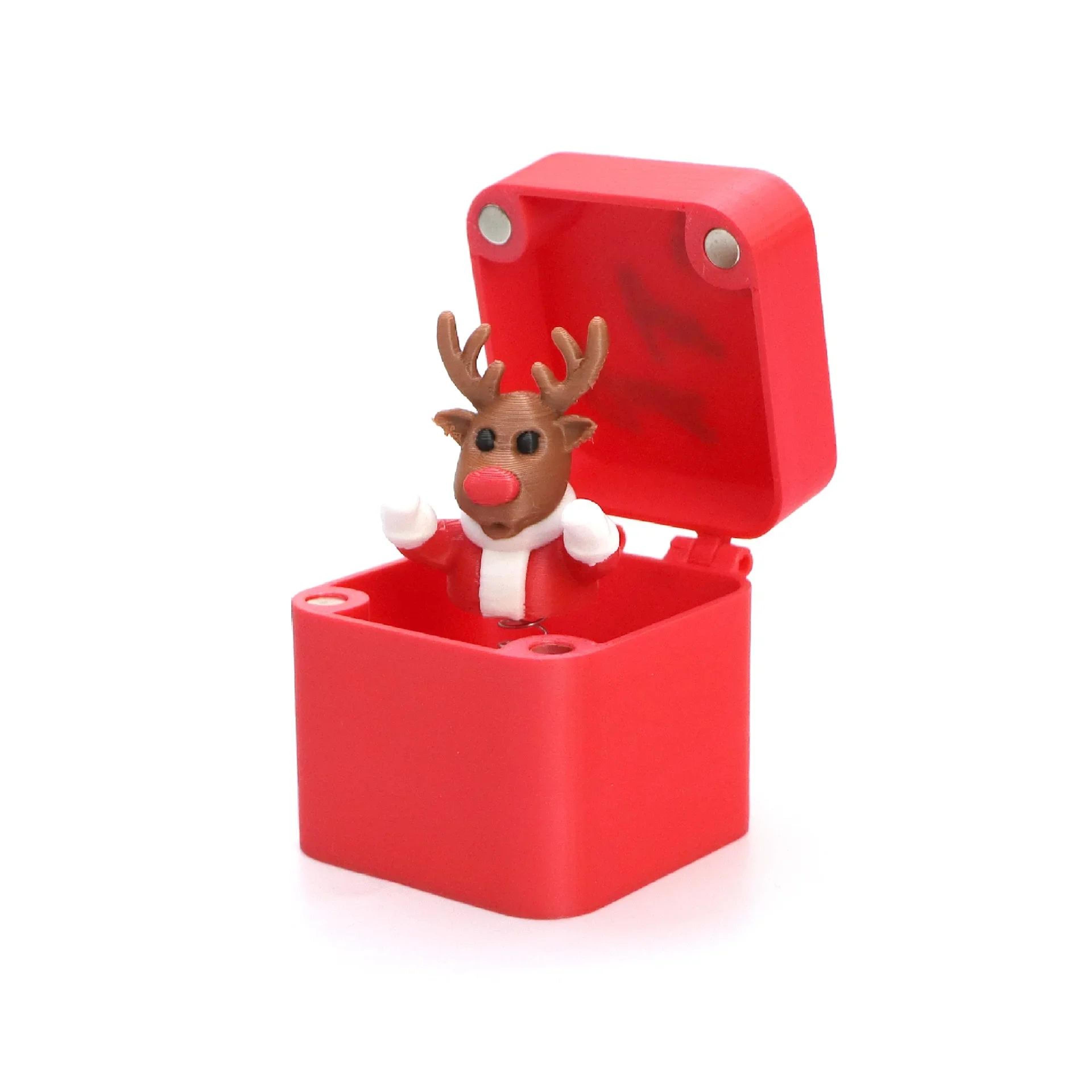 Holiday Surprise PopUp Prank Gift Boxes  Novelty Santa Snowman  Reindeer Pop Up Toy Gift Set 9