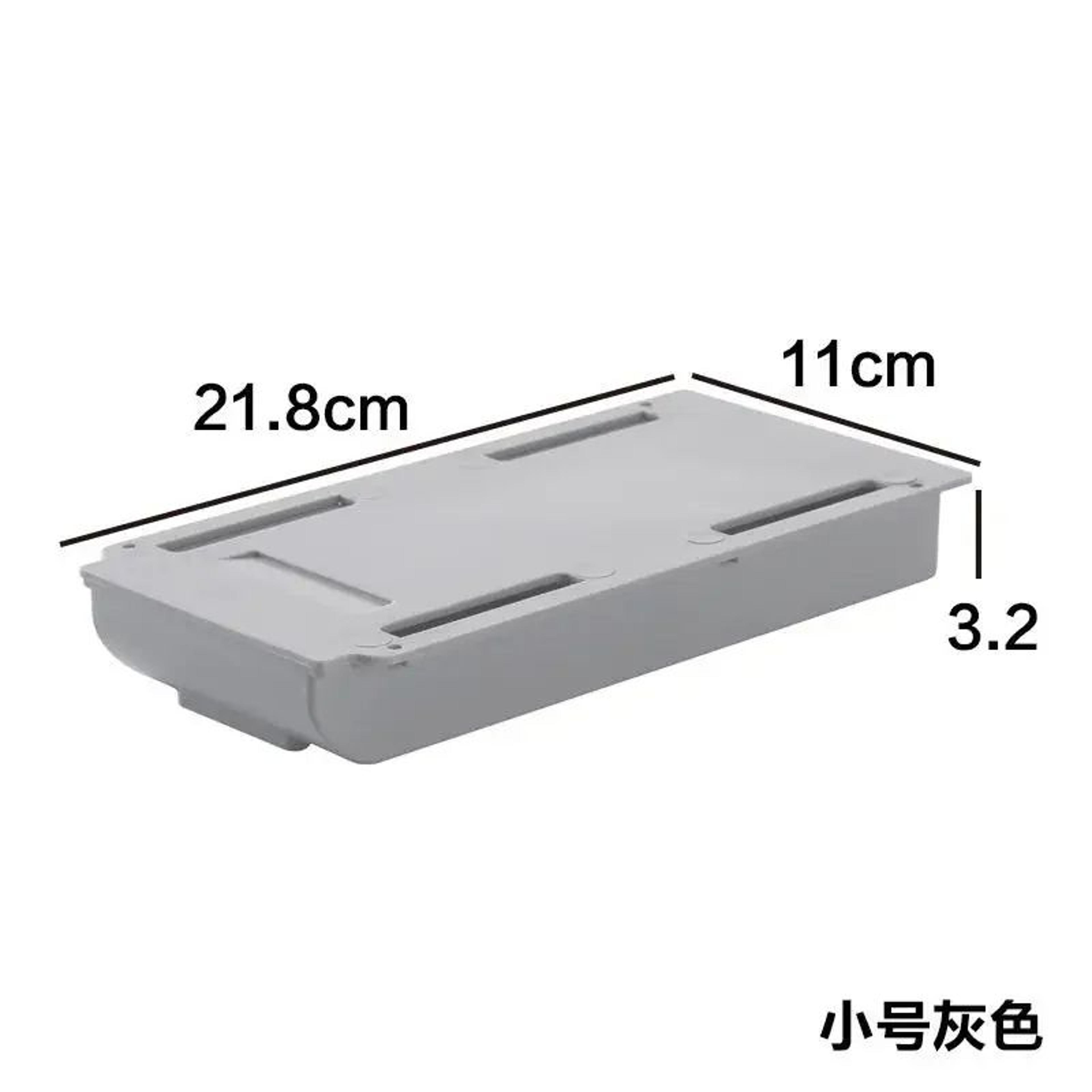 Hidden SlideOut Under Desk Drawer Organizer  NoDrill Self Adhesive Drawer Storage Tray 9