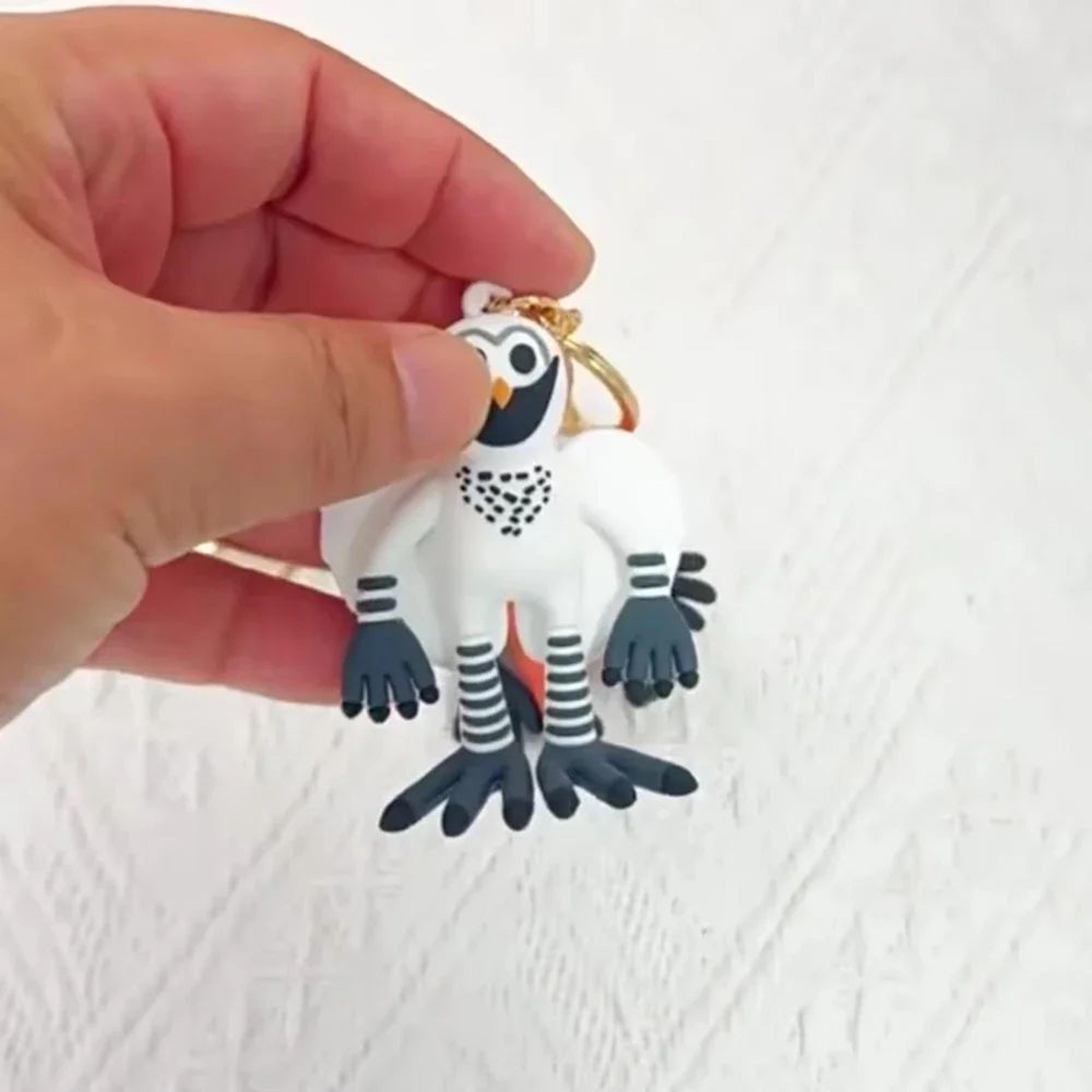 Handcrafted Deer  Owl Cartoon Animal Keychain Bag Pendant Charm For Kids Gifts 4