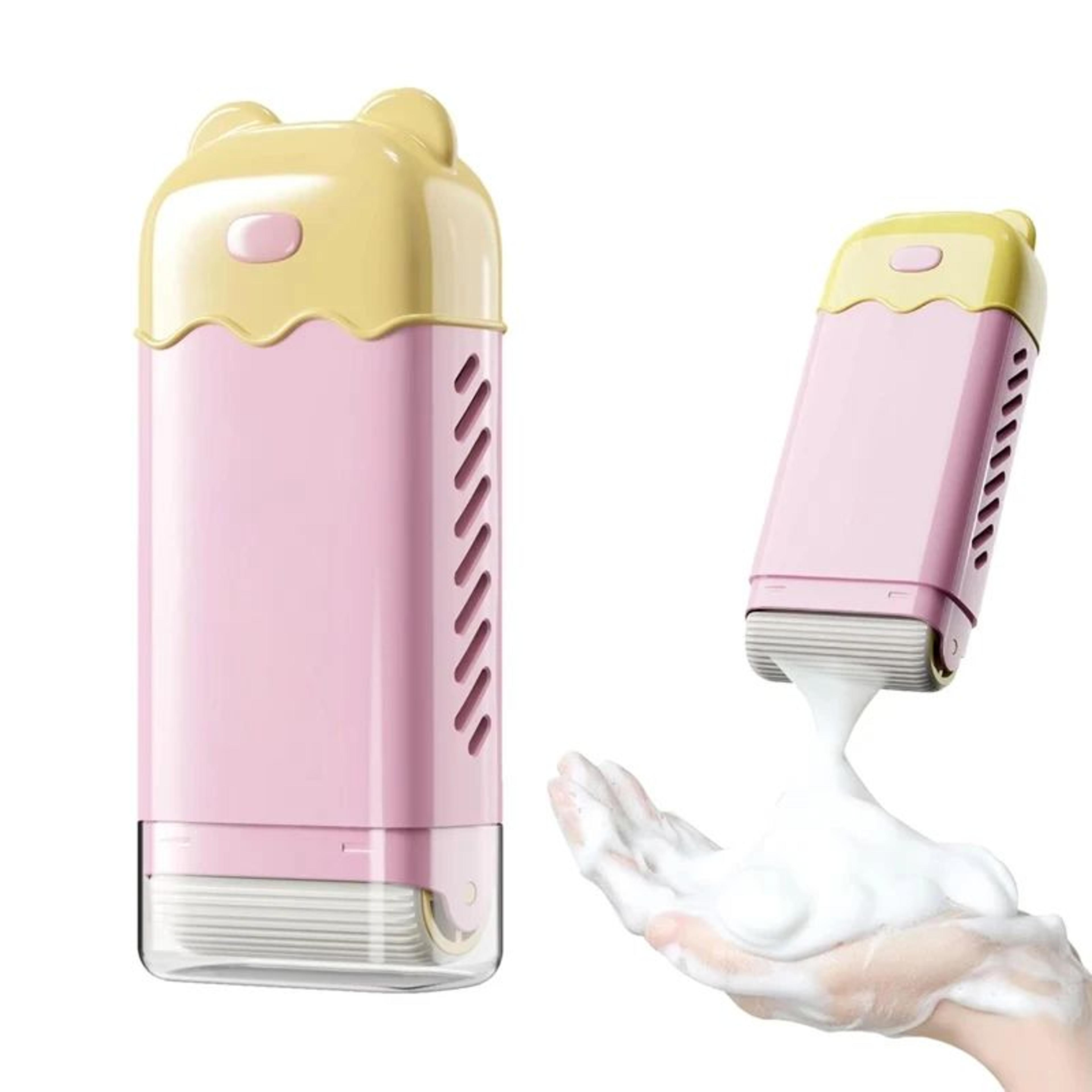 Drainable Soap Holder With Drain Foaming Soap Foaming Box With Roller Brush Bathroom Organizer 1
