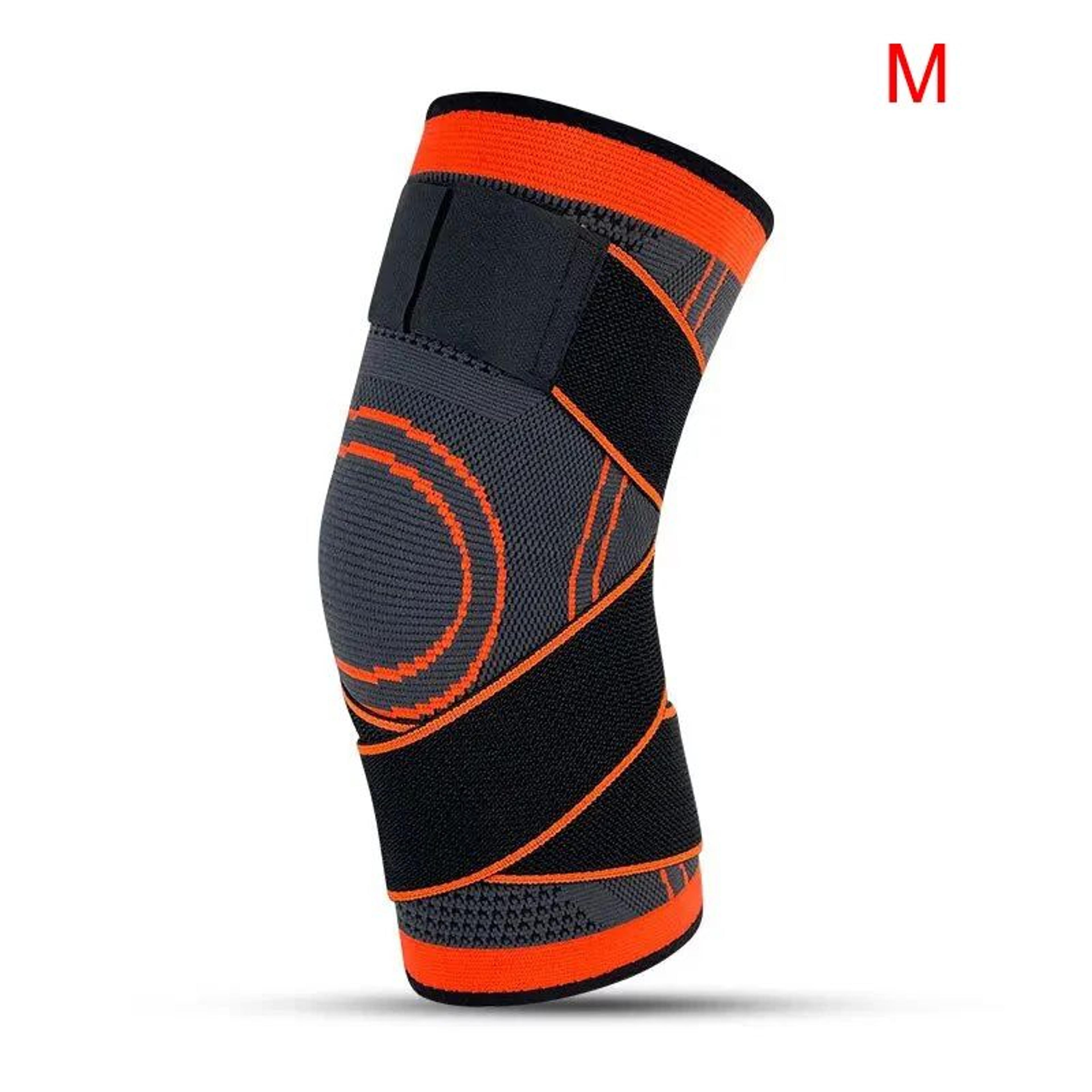 Adjustable Knee Compression Sleeve With Patella Stabilizer Strap For Sports  Running 10