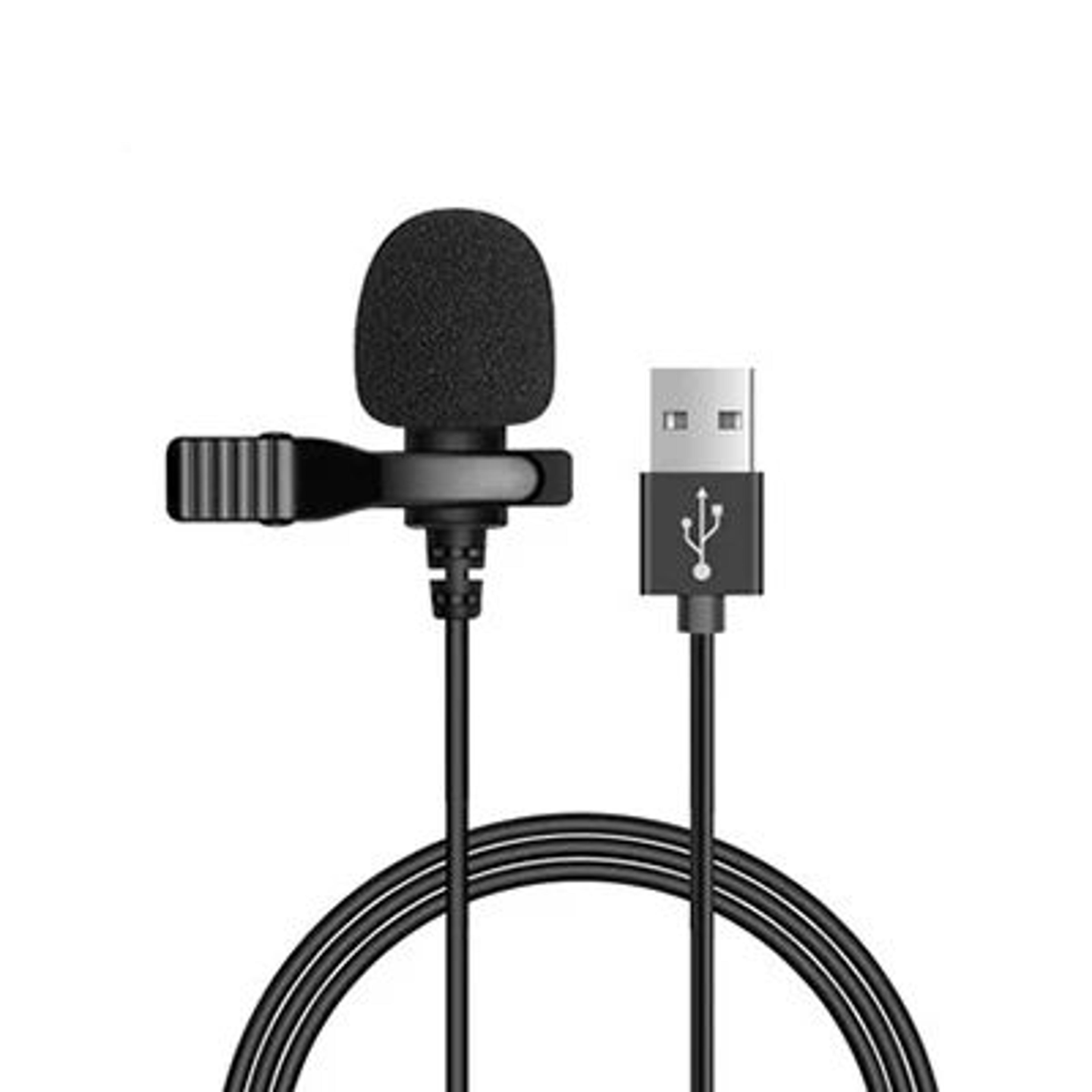15m Wired Lavalier Microphone  ClipOn Lapel Mic With USBC  35mm For Clear Voice 10