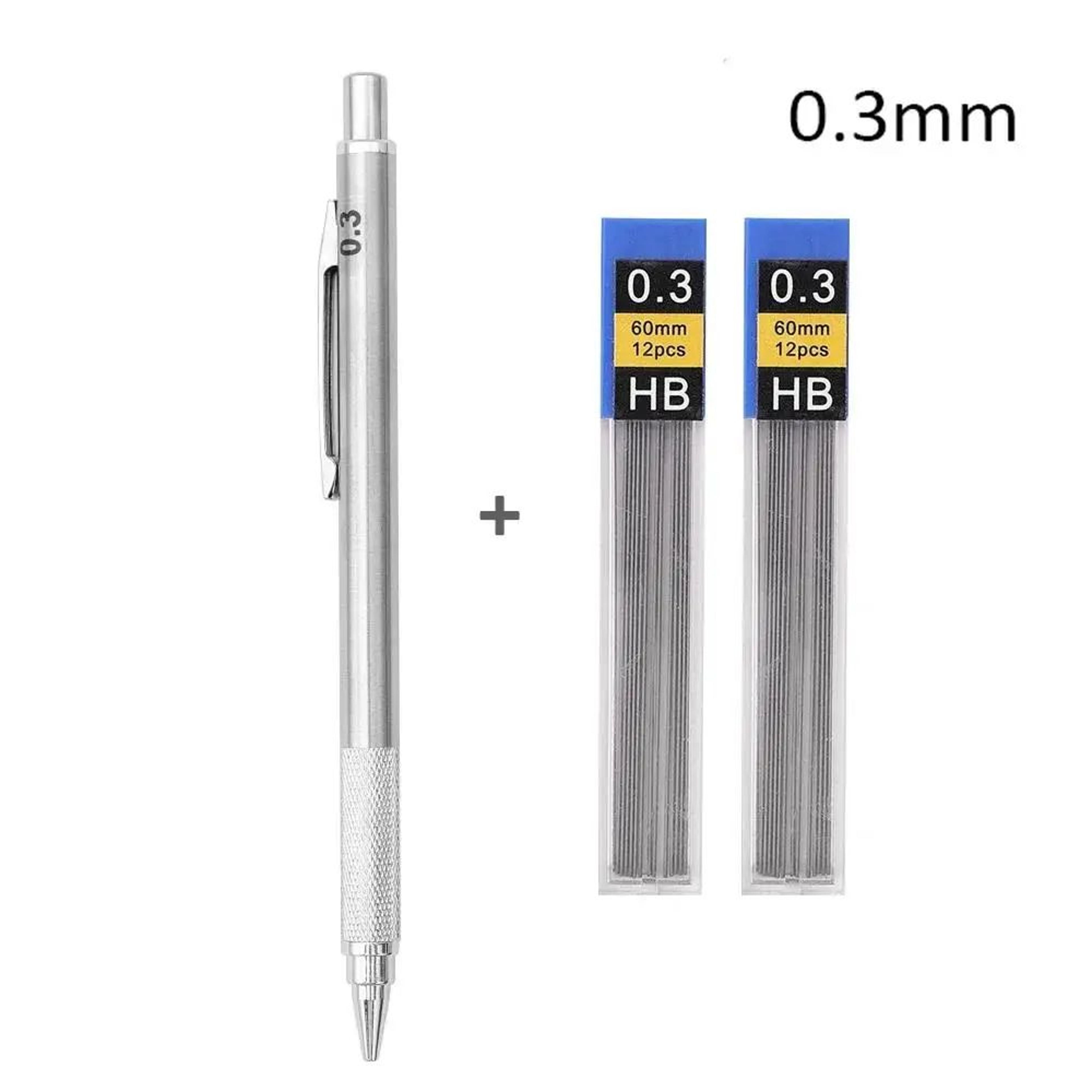ProDraft Full Metal Mechanical Pencil Set 0320mm For Writing  Drawing 12