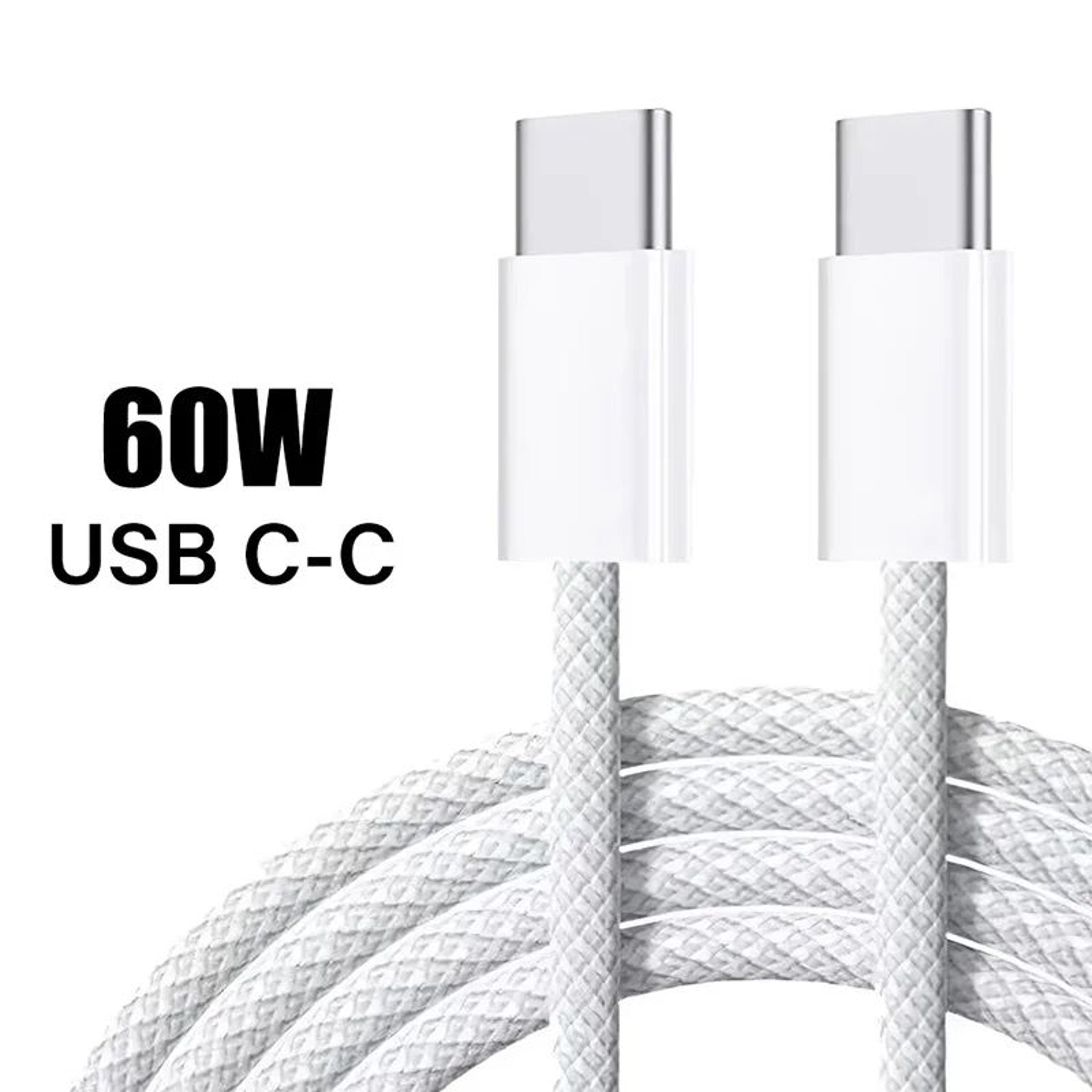 HighSpeed 60W USBC To USBC PD Charging Cable For IPhone 15 IPad MacBook  TypeC Devices 0