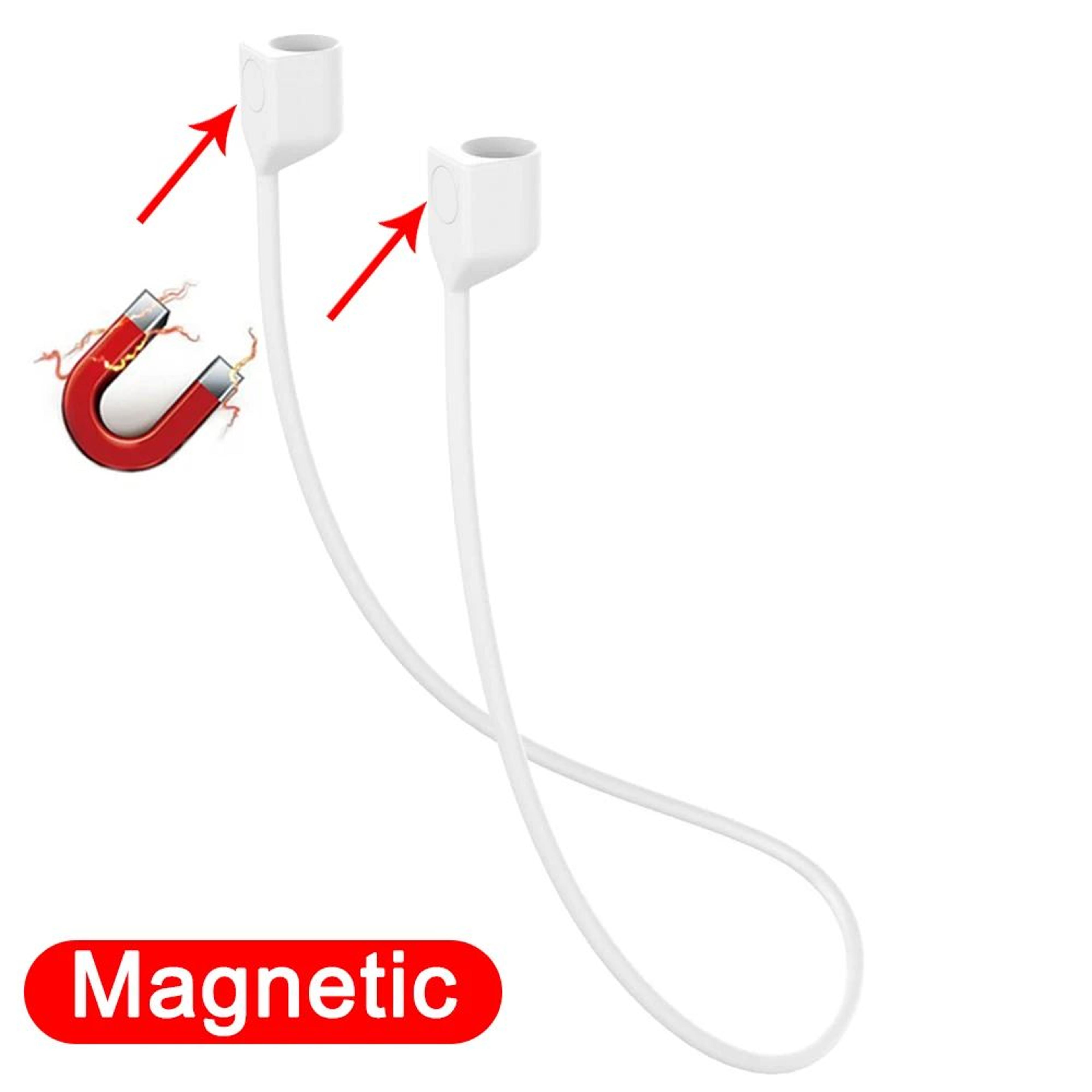 Magnetic Silicone Wireless Earbuds Neck Strap For AirPods  Bluetooth Earbuds  AntiLost Lanyard 23
