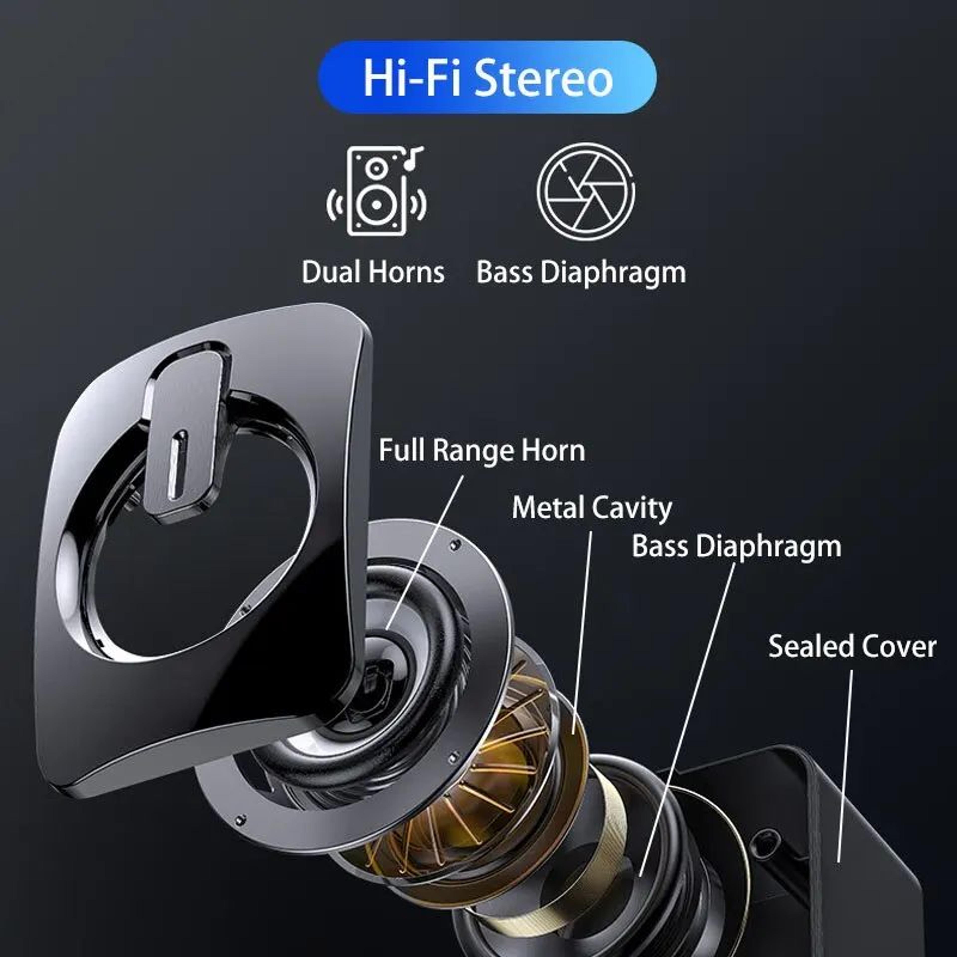 Mini Computer Speakers With Mic USB Power  35mm AUX Stereo For Desktop  Laptop 4