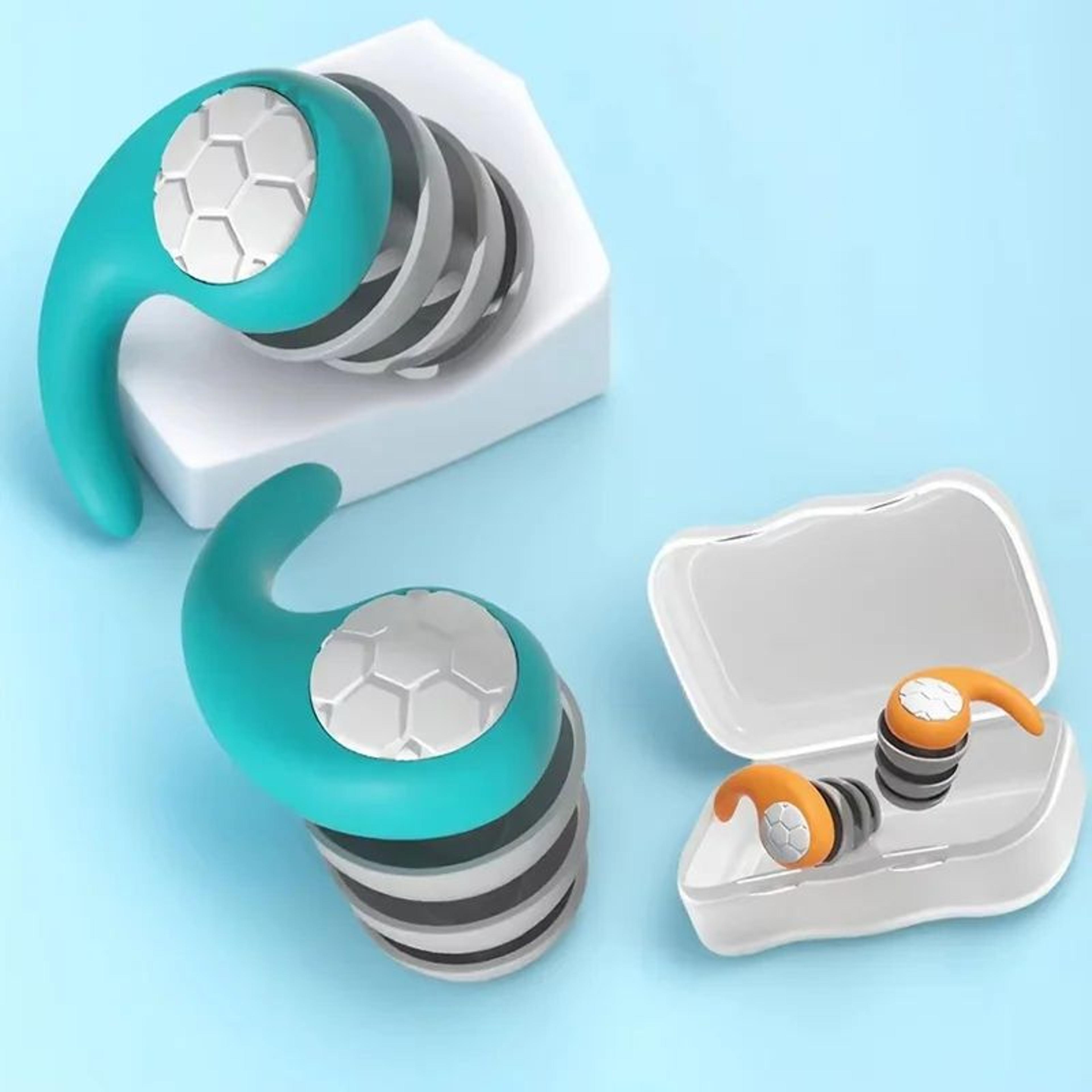 SoftSeal Silicone Ear Plugs For Sleeping  Swimming  Reusable Waterproof Comfort Fit 1 Pair 0