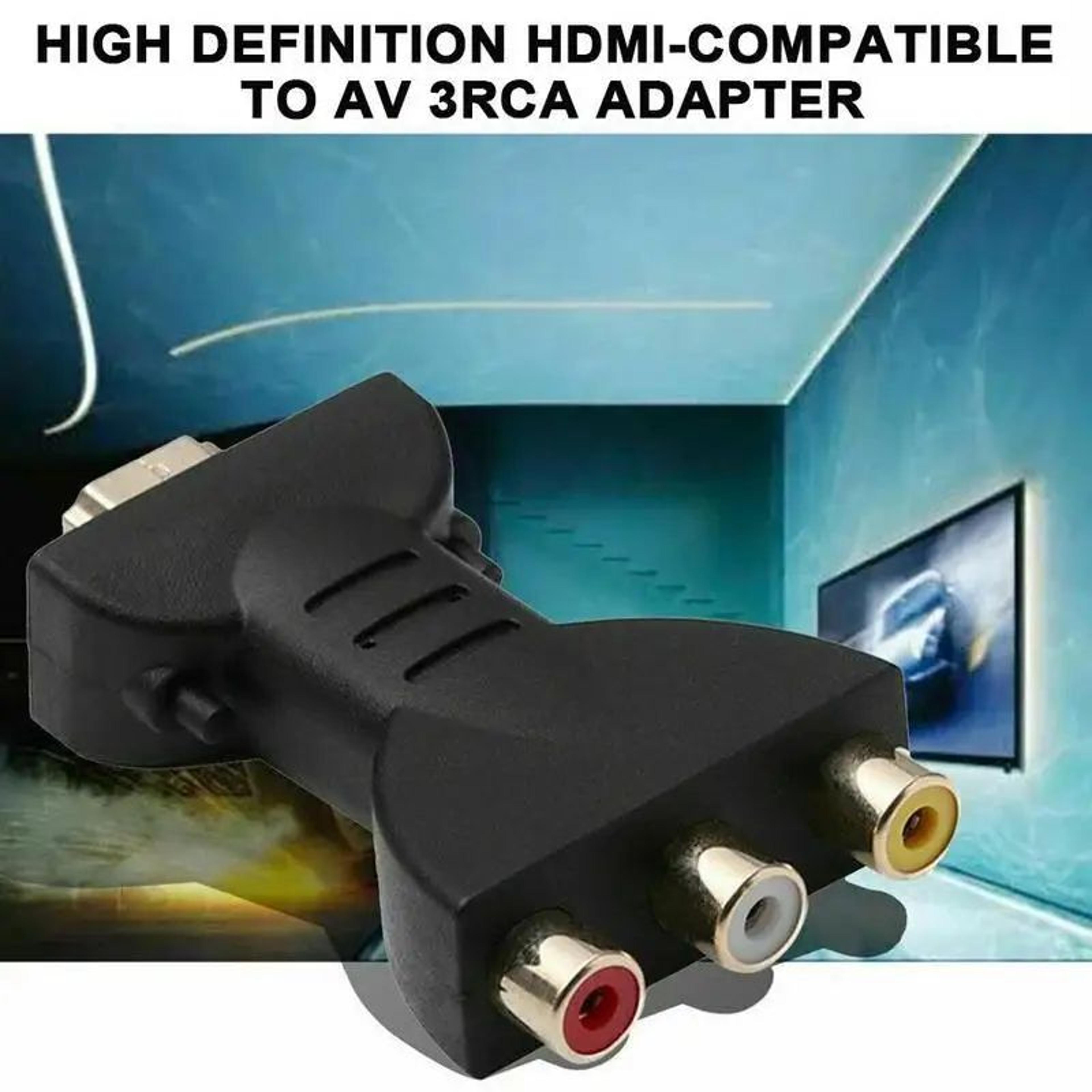HDMI To RCA Adapter Cable  HDMI To AV Converter Lead For Older TVs Projectors  AV Inputs 1