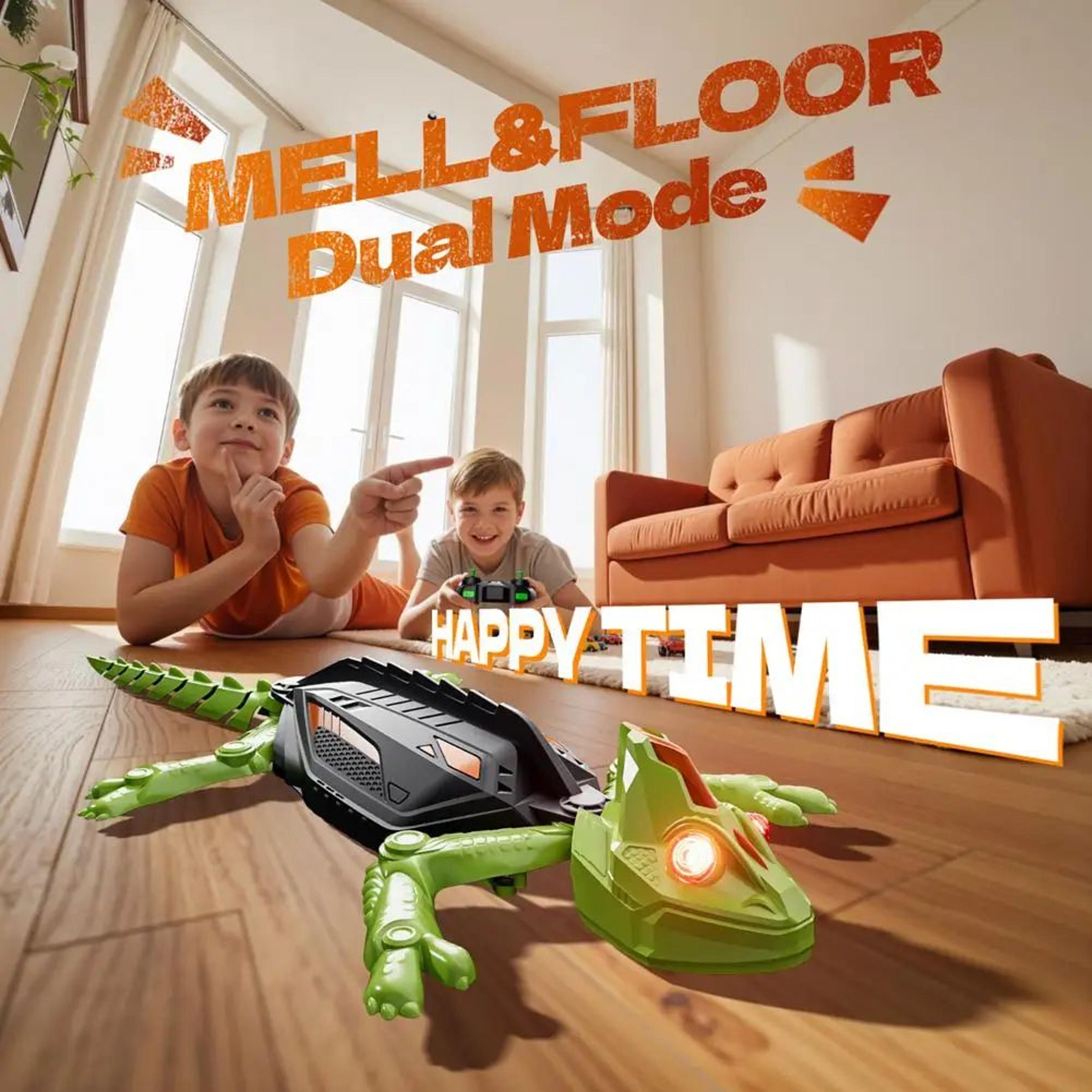 RC Wall Climbing Lizard Remote Control Gecko Robot Toy With LED Eyes For Pranks And Play 3
