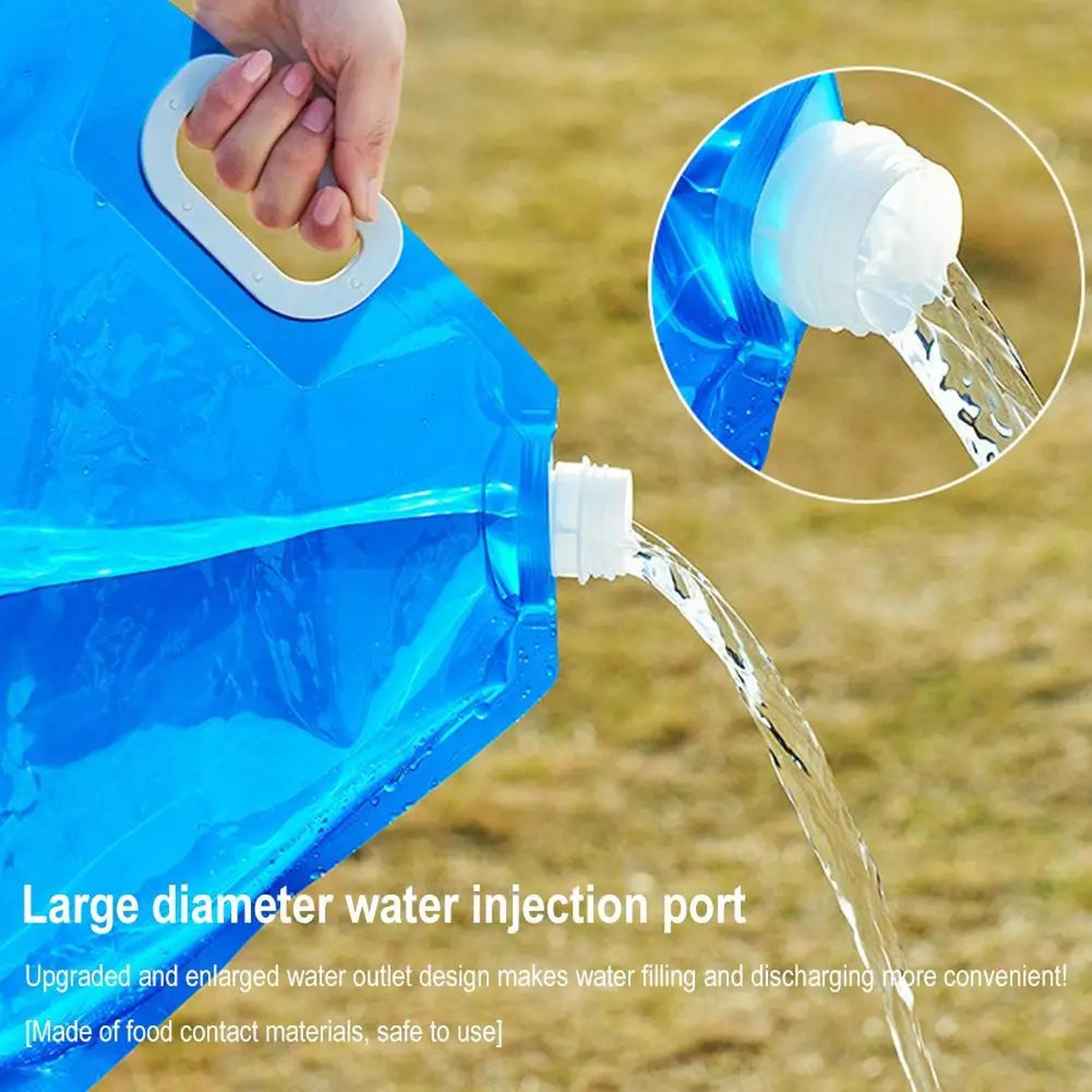Outdoor Camping Water Container With Faucet  Foldable Portable Water Bag For Camping RV  Picnic 1