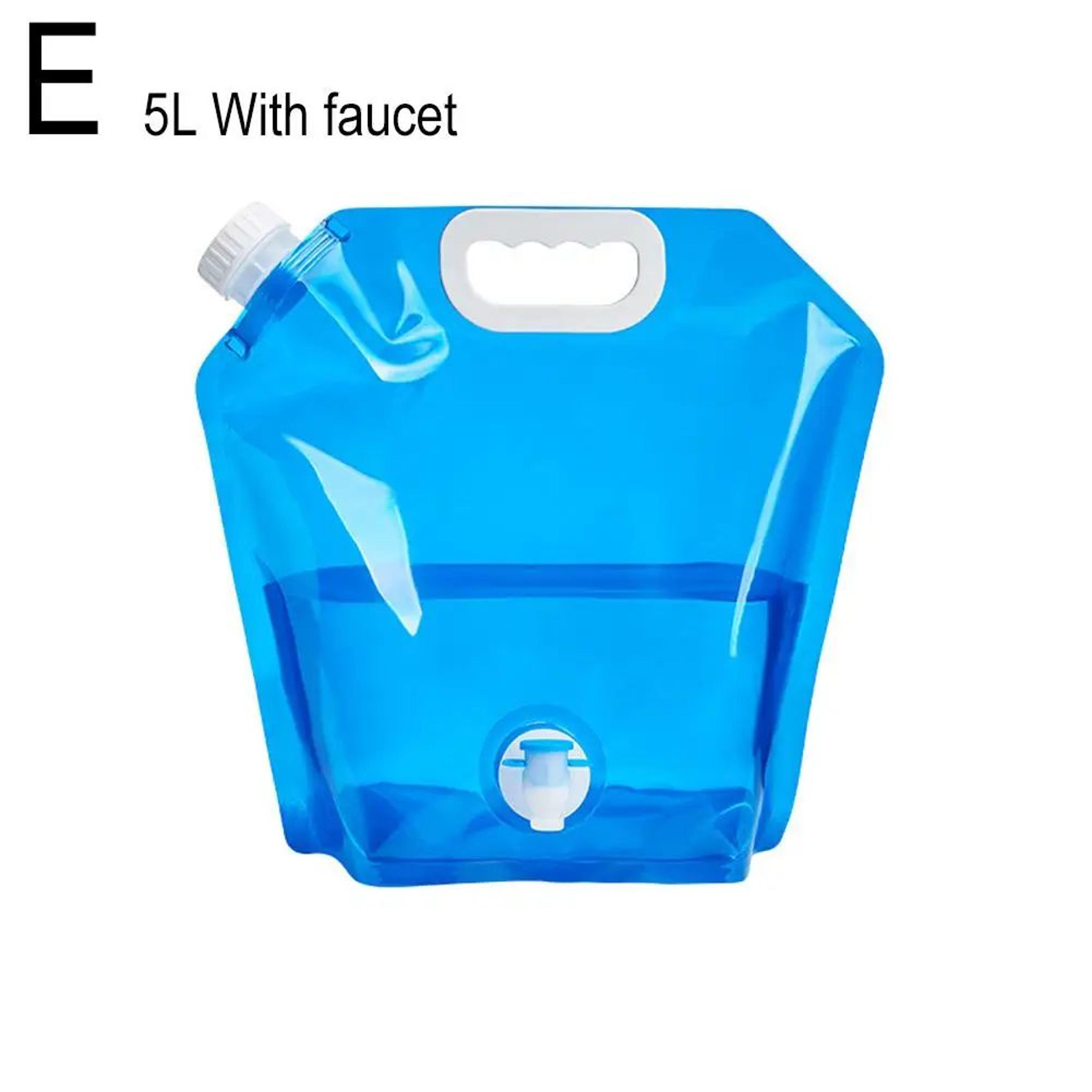 Outdoor Camping Water Container With Faucet  Foldable Portable Water Bag For Camping RV  Picnic 10
