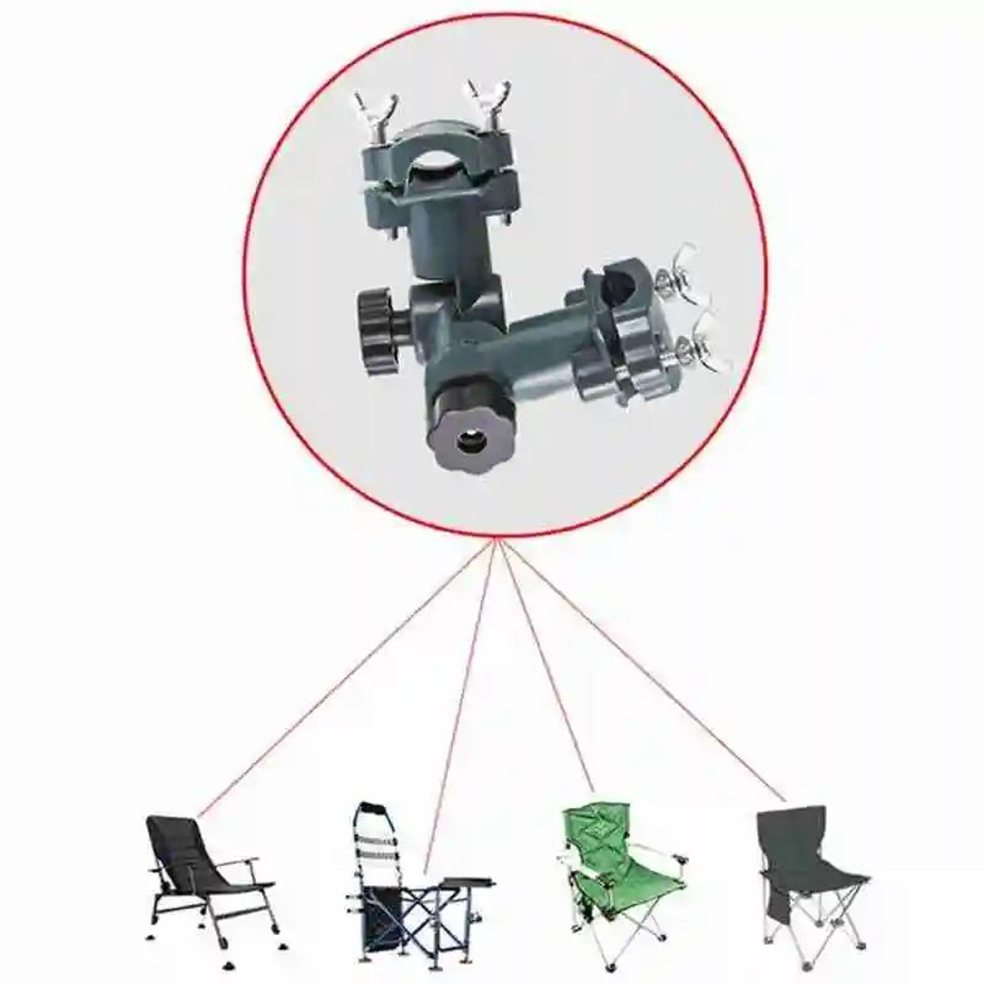 Adjustable Fishing Chair Umbrella Holder Clamp 360 Aluminum Alloy Bracket Mount 5