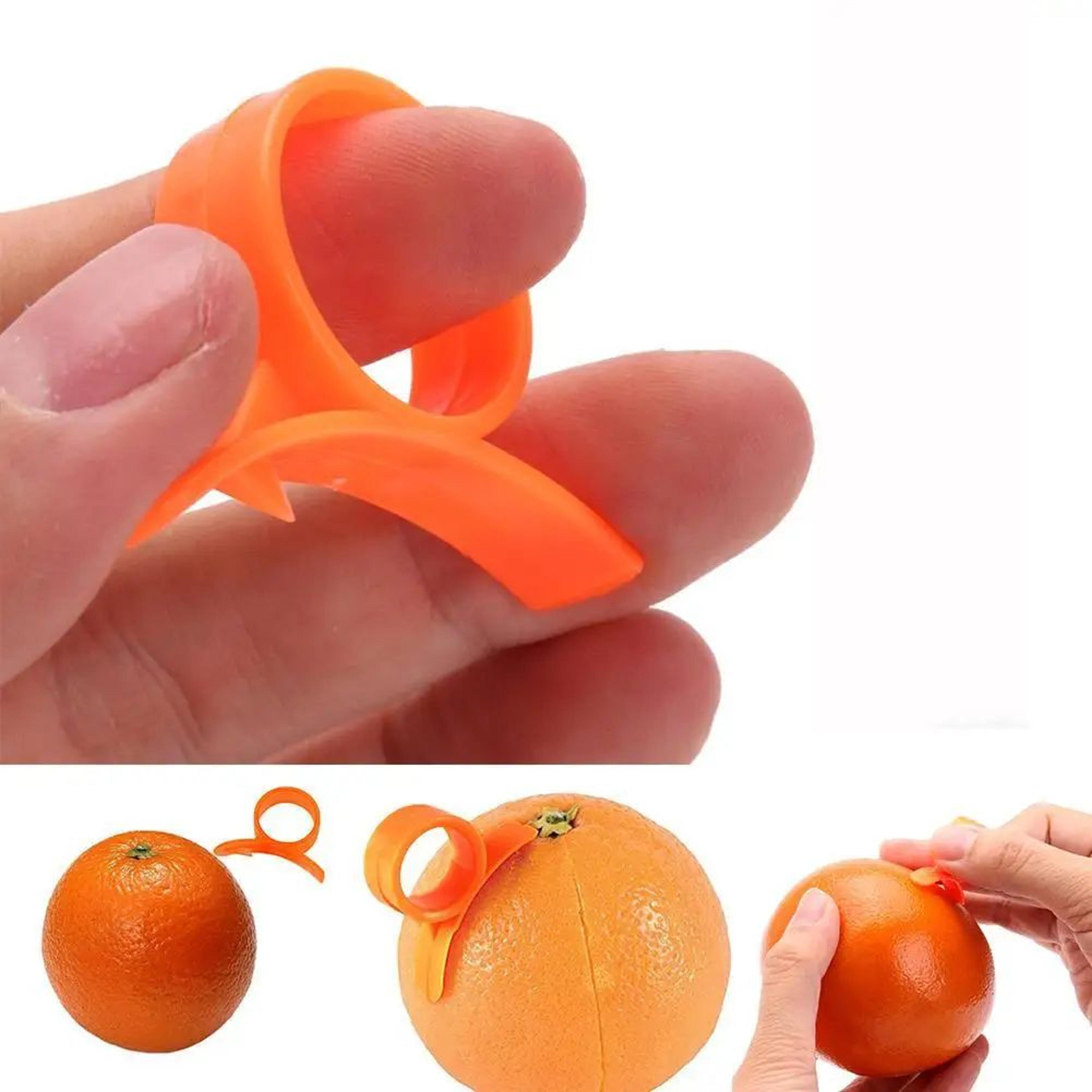 QuickSlice Citrus Peeler Set 35pcs  Orange Peeler Tool  Peel Remover For Easy Clean Snacks 2