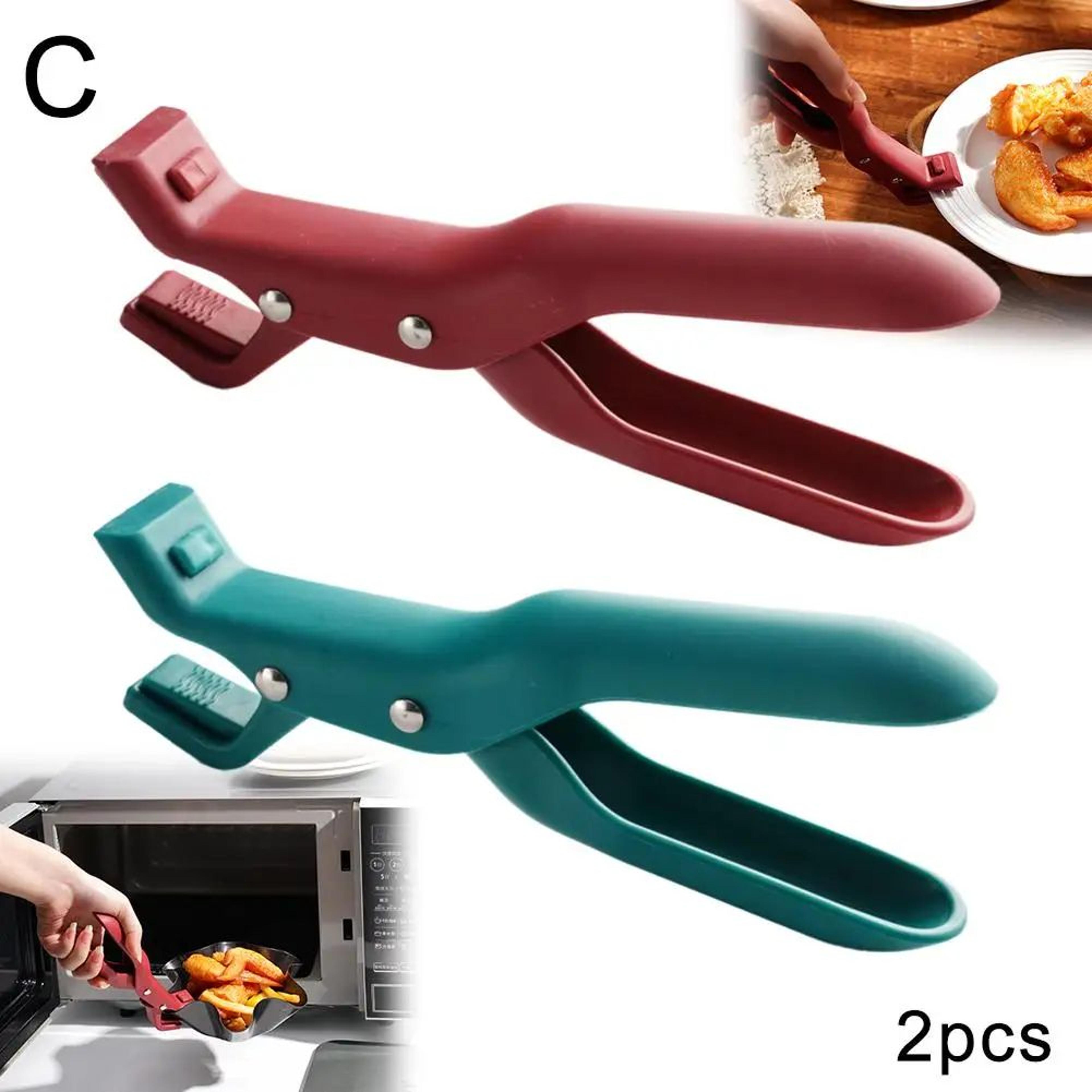 HeatResistant Microwave Bowl Holder Clip  AntiScald Bowl Clip Plate Gripper For Hot Dishes 8